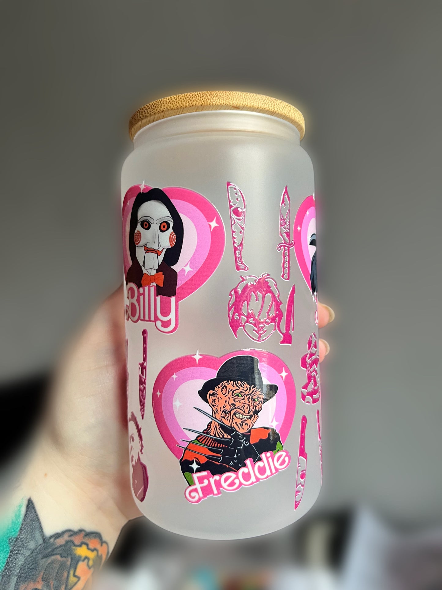Horror Slashers Glass Cup - Preorder