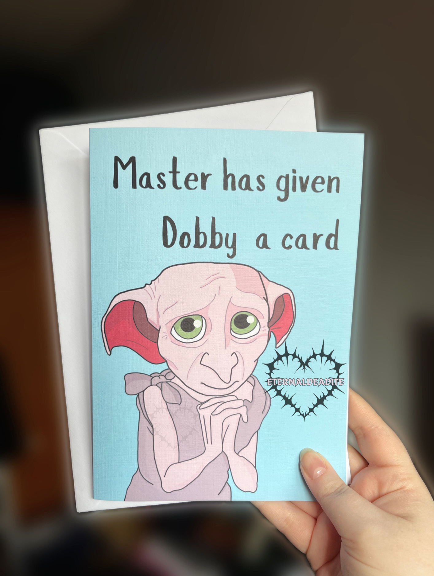 Dobby Birthday Card