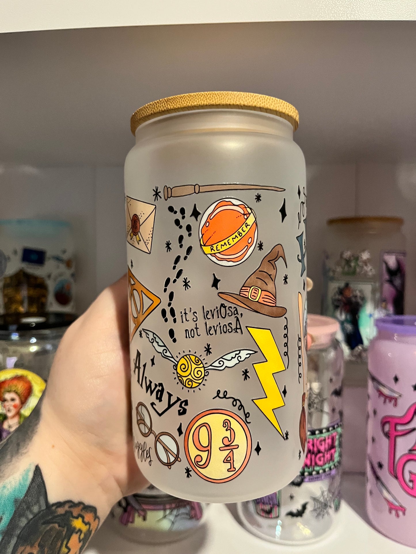 Harry Potter Glass Cup - Preorder