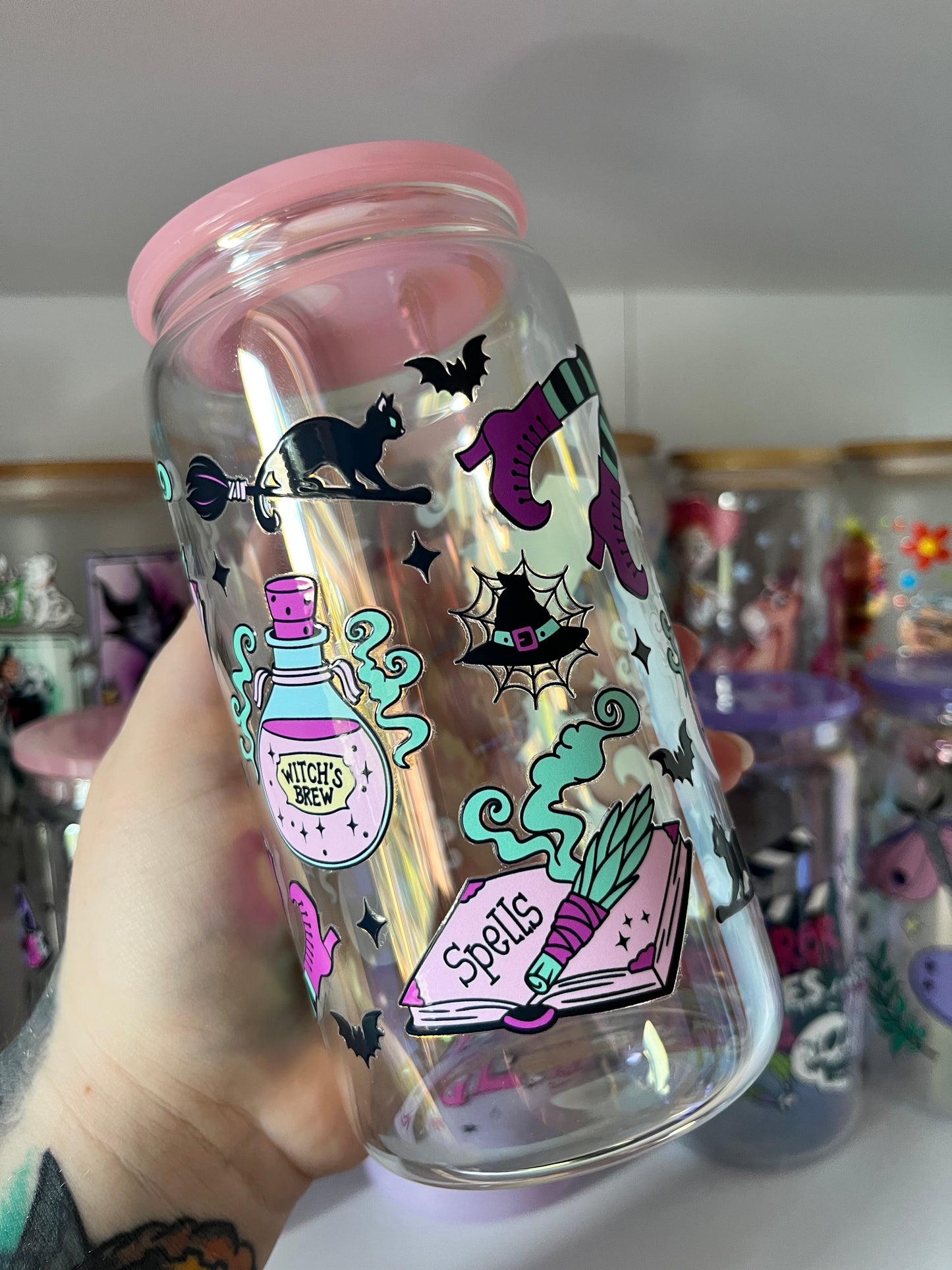 Witches Brew Glass Cup
