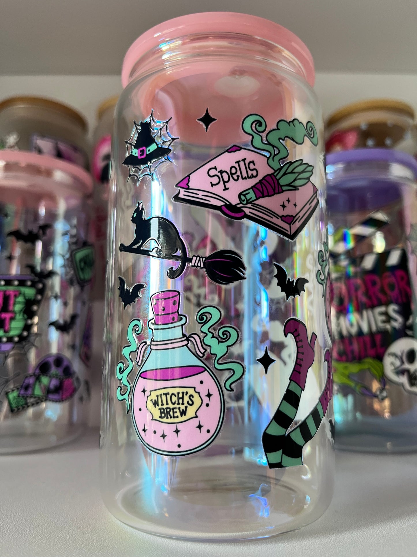 Witches Brew Glass Cup