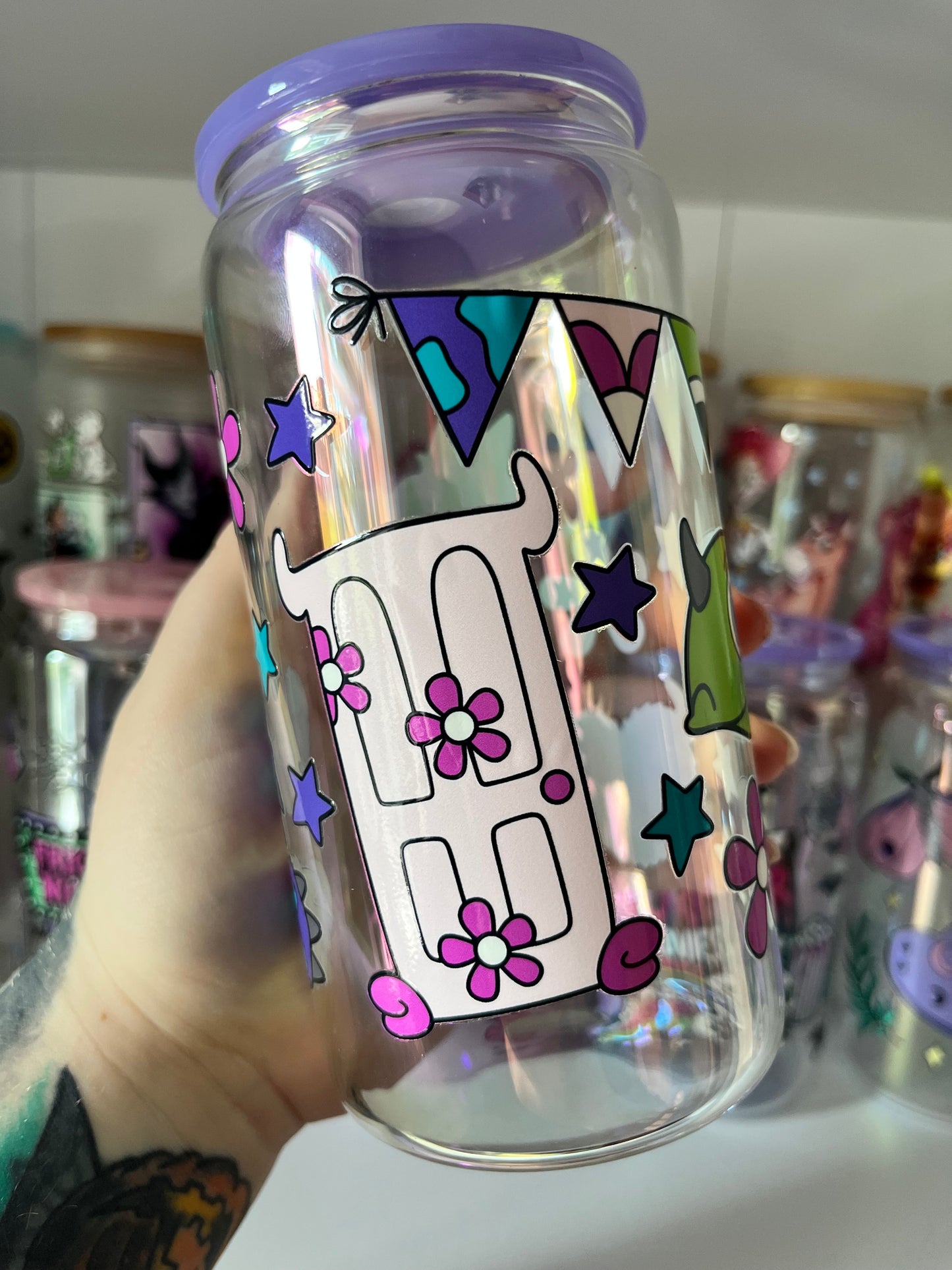 Monster Inc Glass Cup