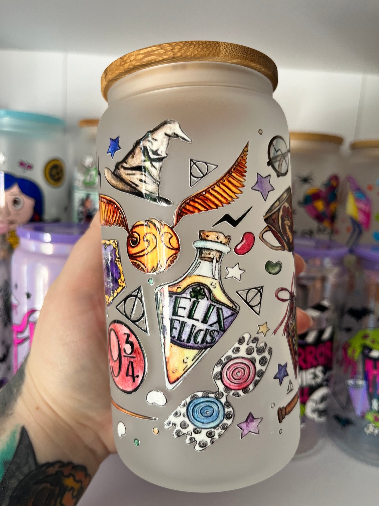 Harry Potter Magic Libbey Glass Cup