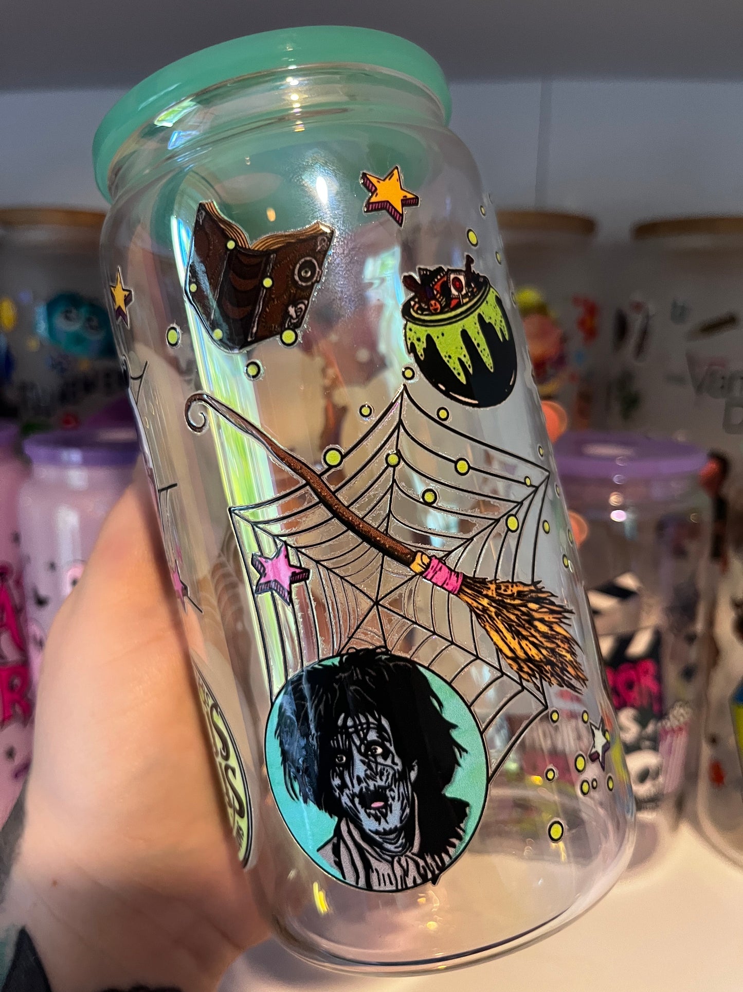 Sister Witches Glass Cup