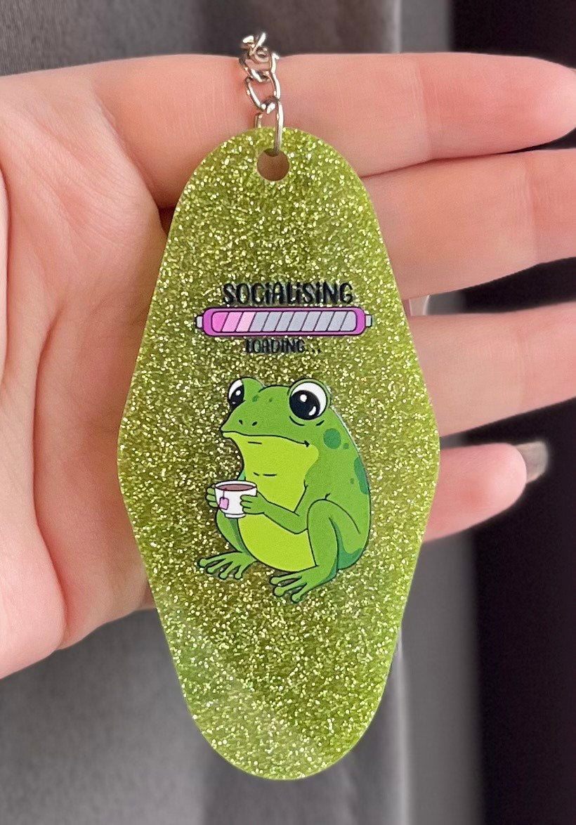 Frodo The Frog Green Keyring