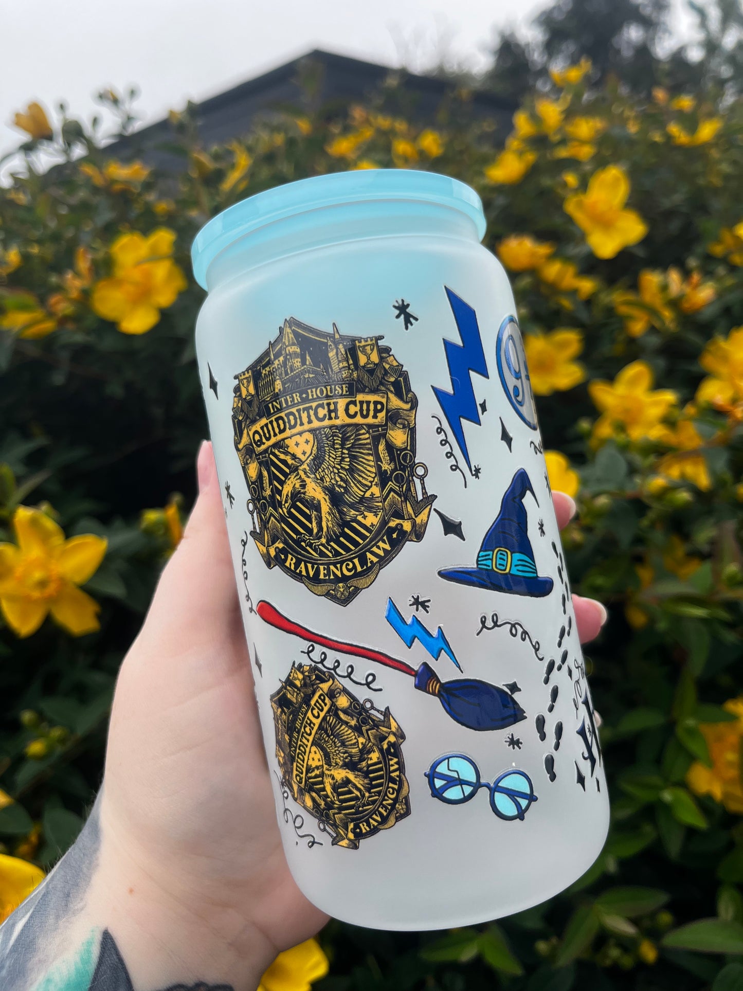 Ravenclaw Harry Potter Glass Cup