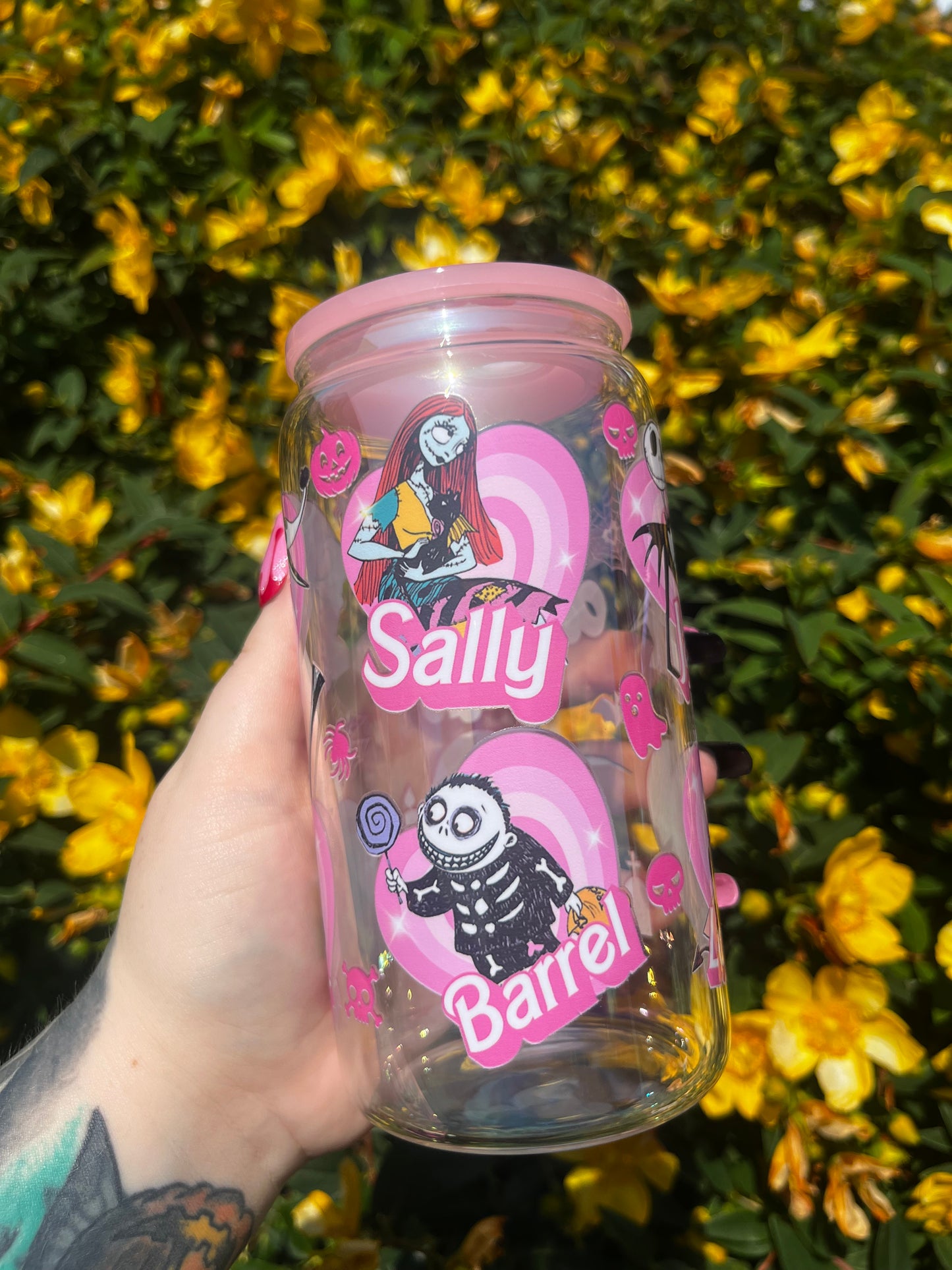 Nightmare Before Christmas Libbey Glass Cup
