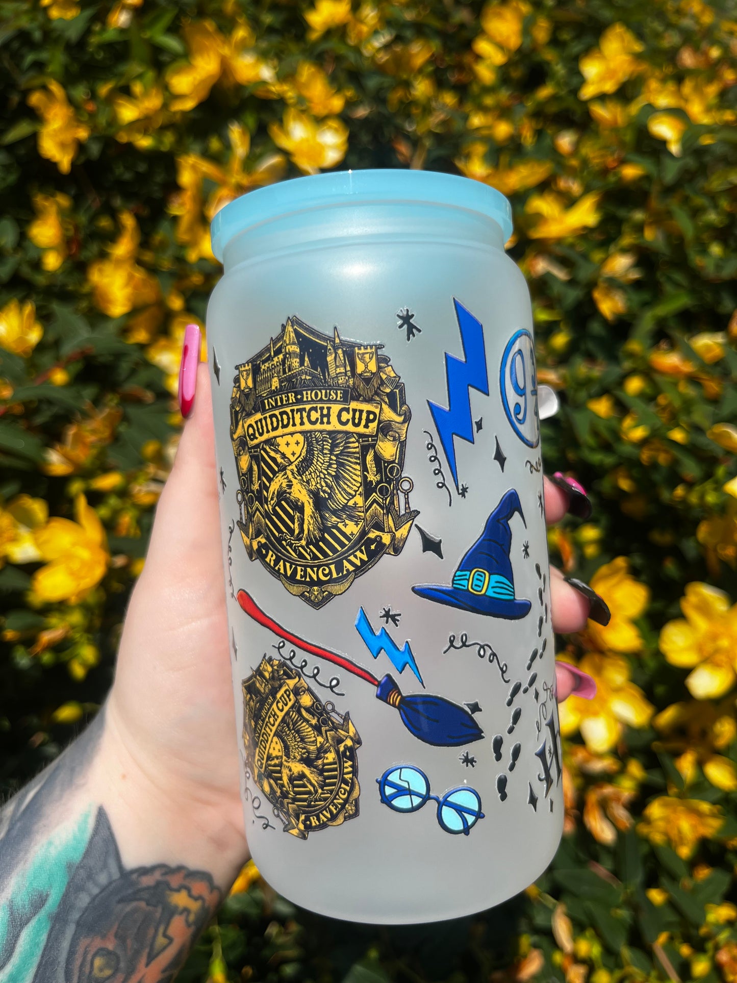 Ravenclaw Harry Potter Glass Cup