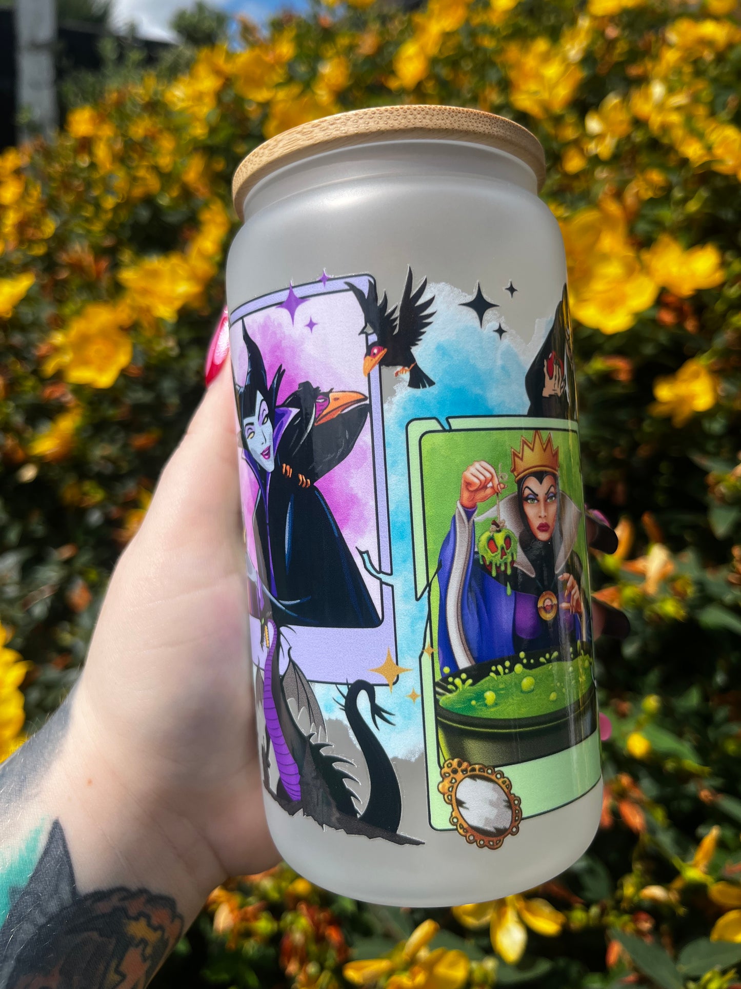 Evil Villains Libbey Glass Cup