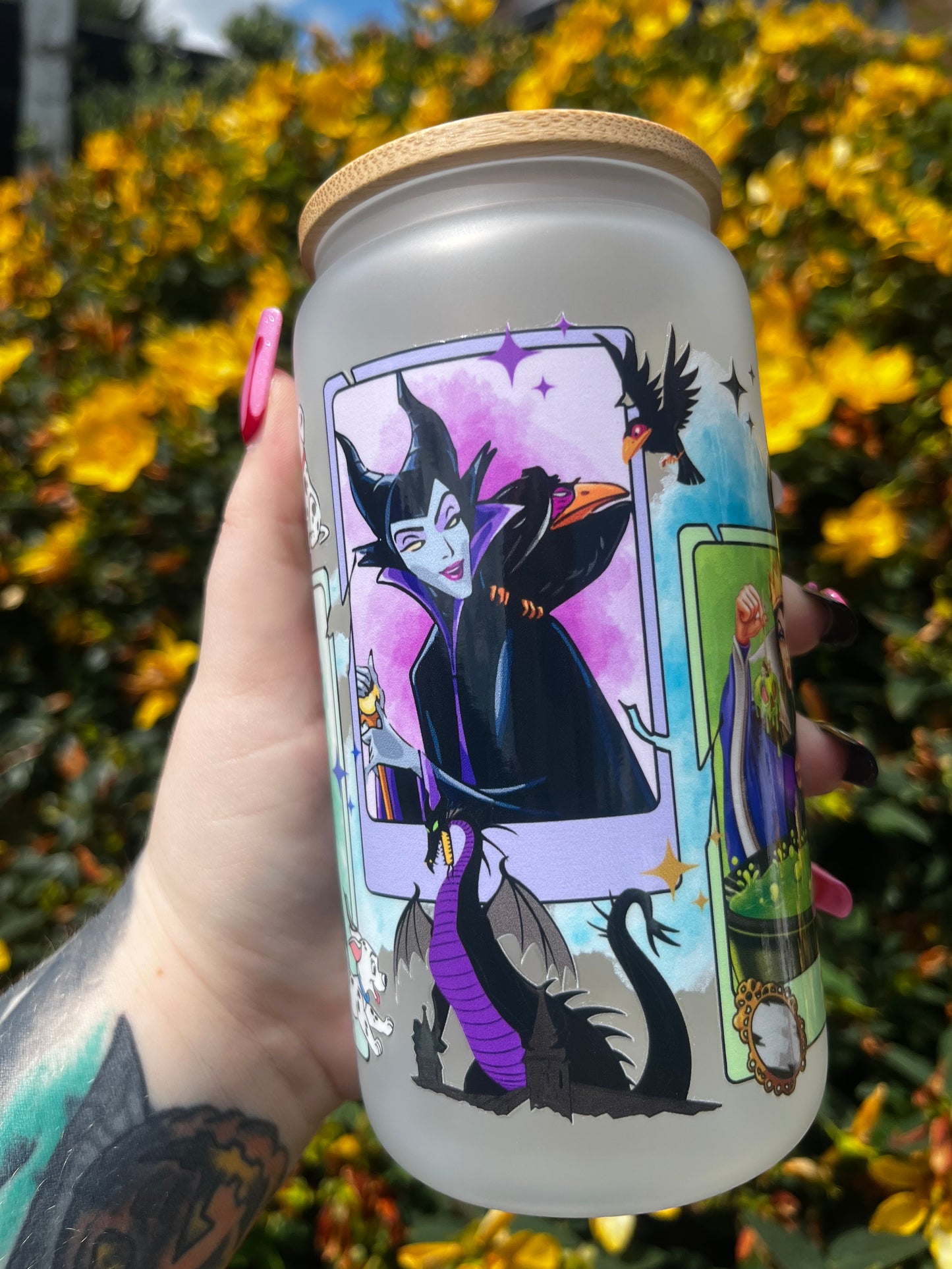 Evil Villains Libbey Glass Cup