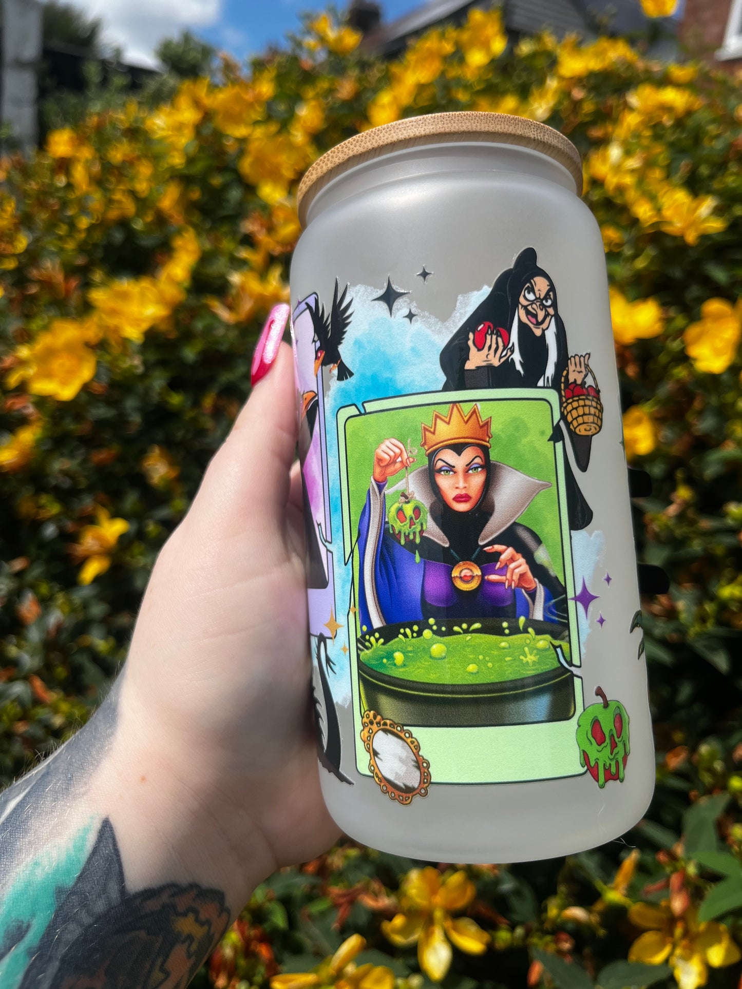 Evil Villains Libbey Glass Cup