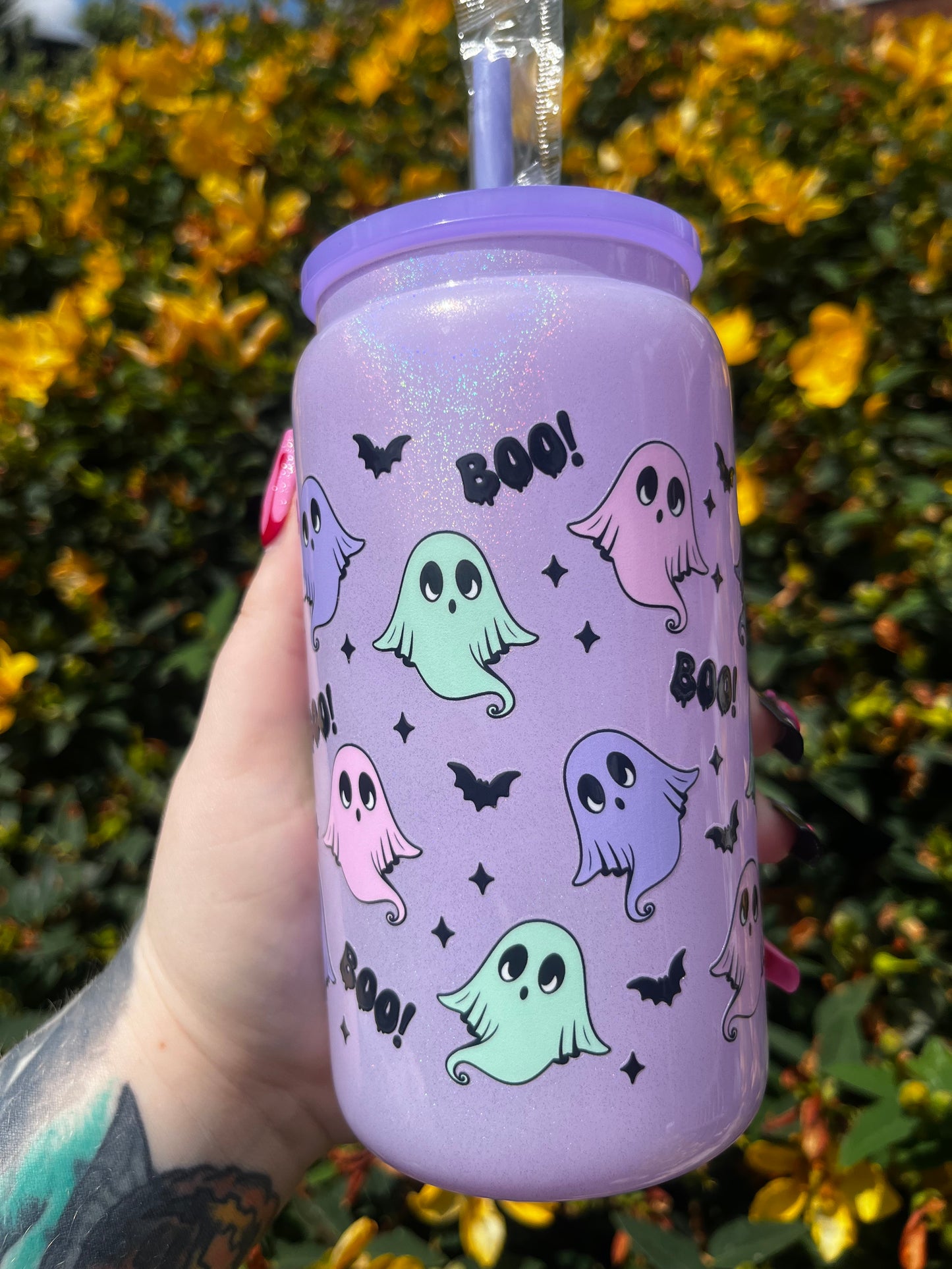 Ghosties Libbey Glass Cup