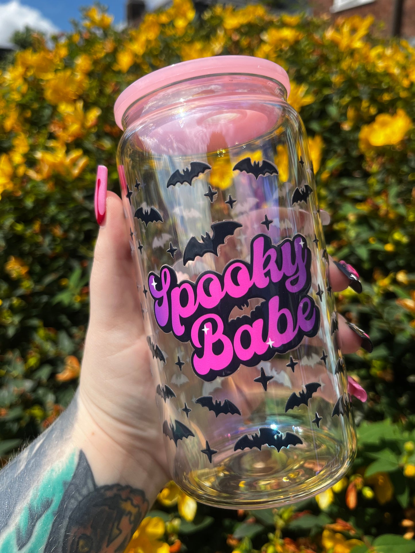 Spooky Babe Libbey Glass Cup