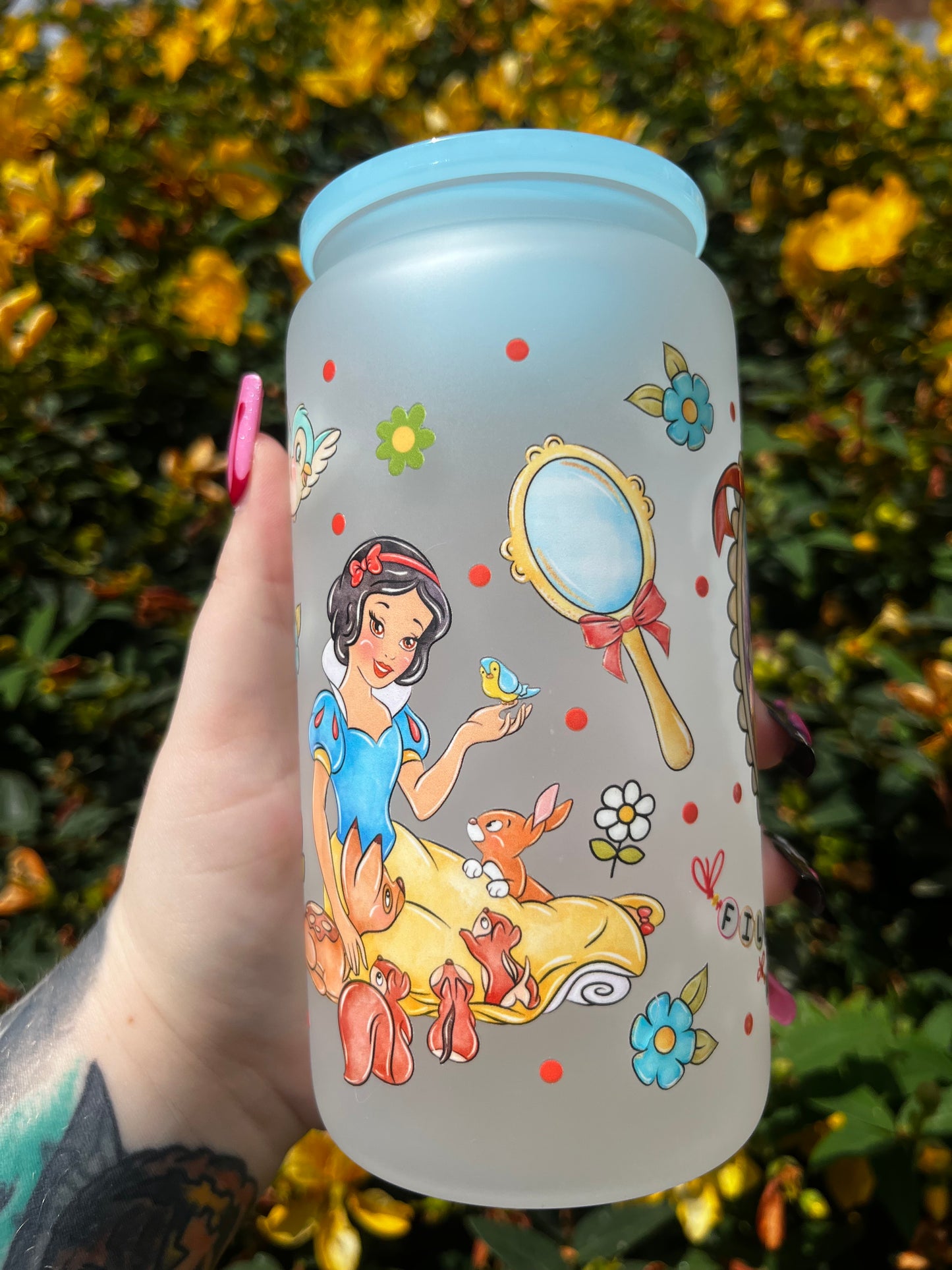 Fairest One Of All Libbey Glass Cup