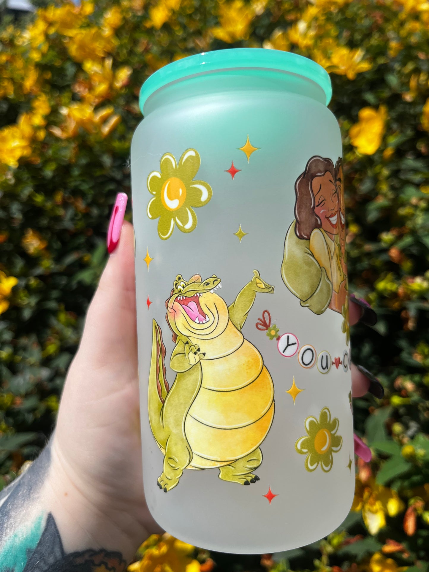 Princess Tiana Libbey Glass Cup