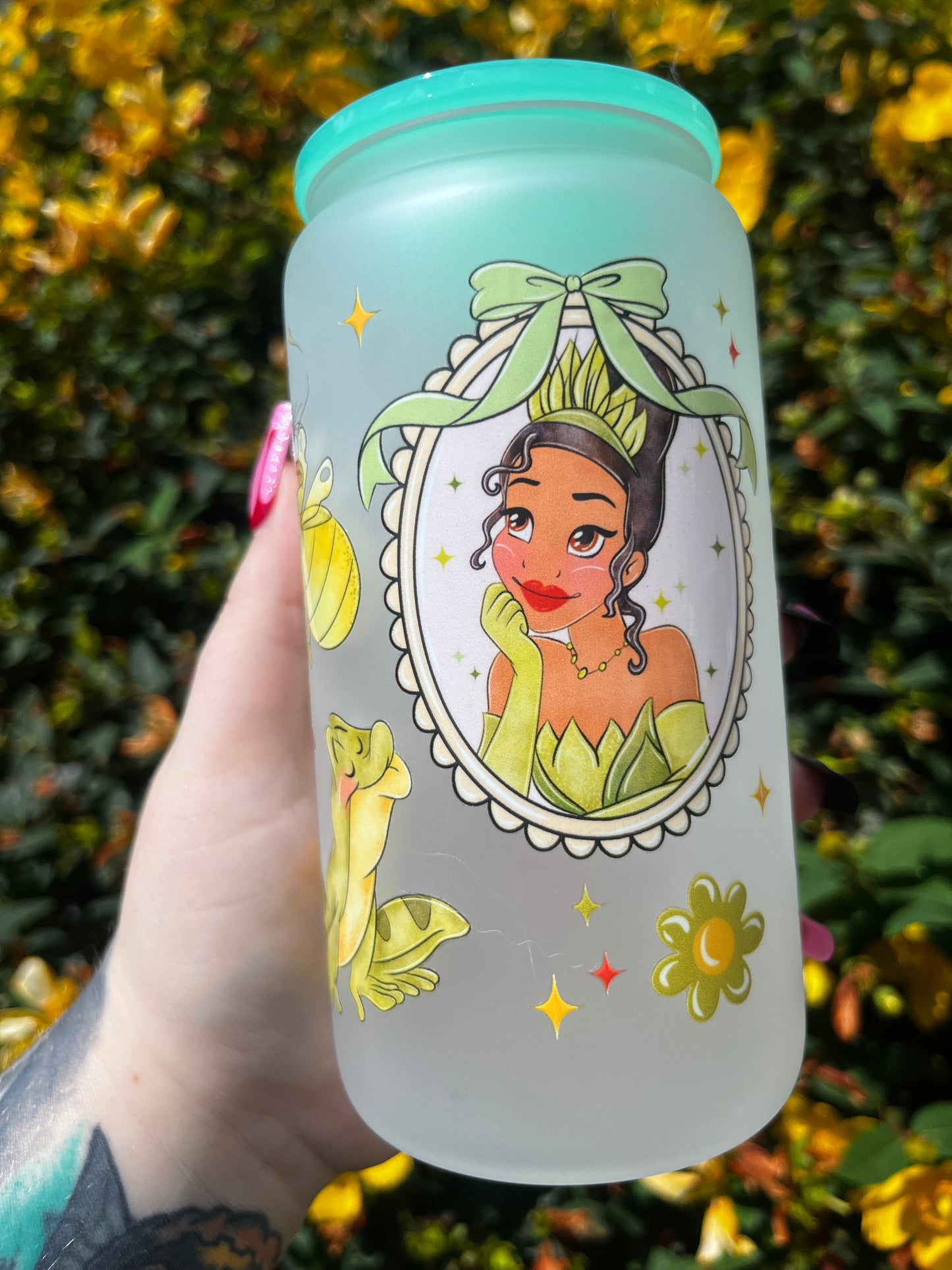 Princess Tiana Libbey Glass Cup