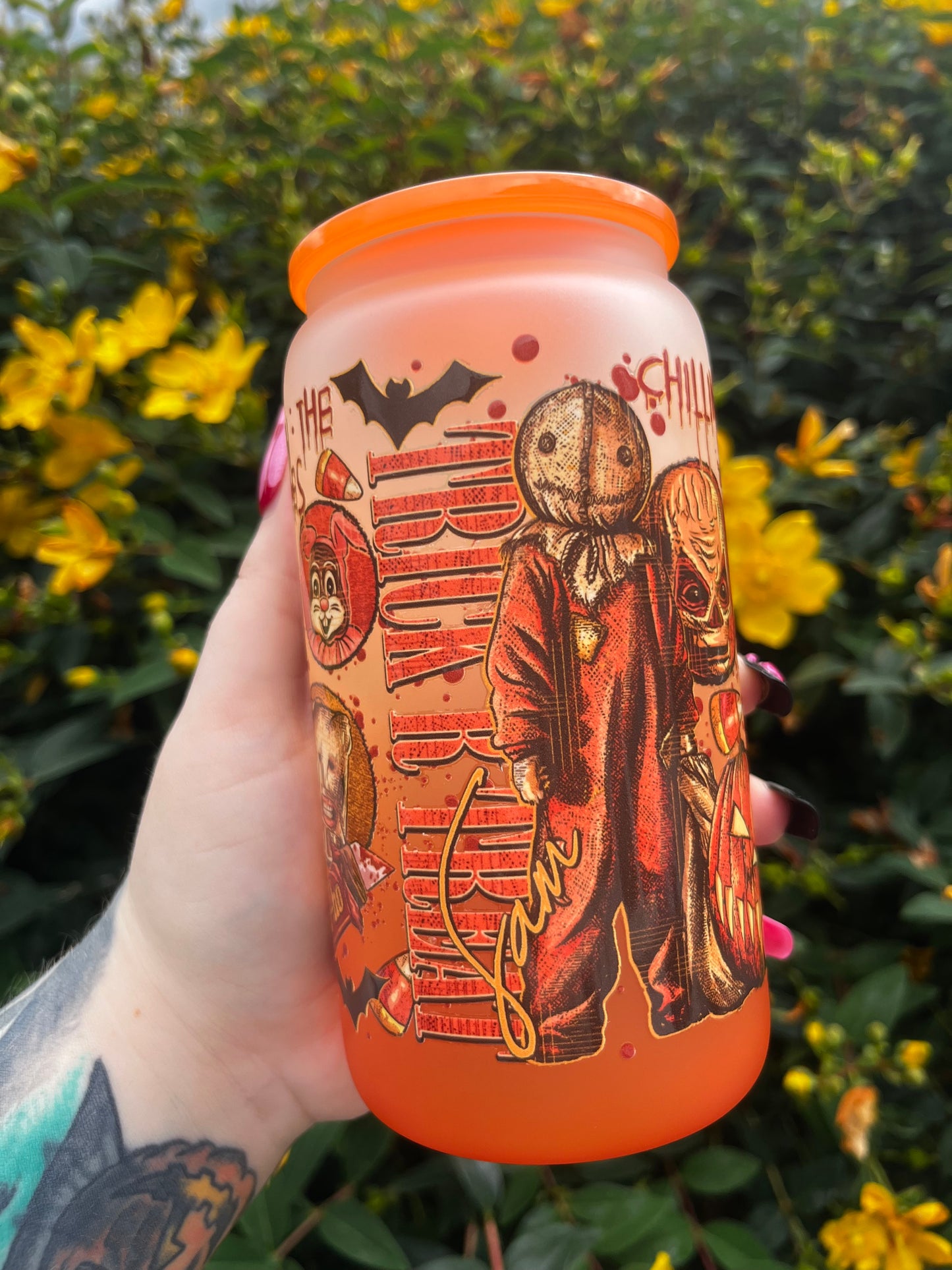 Candy & Carnage Glass Cup