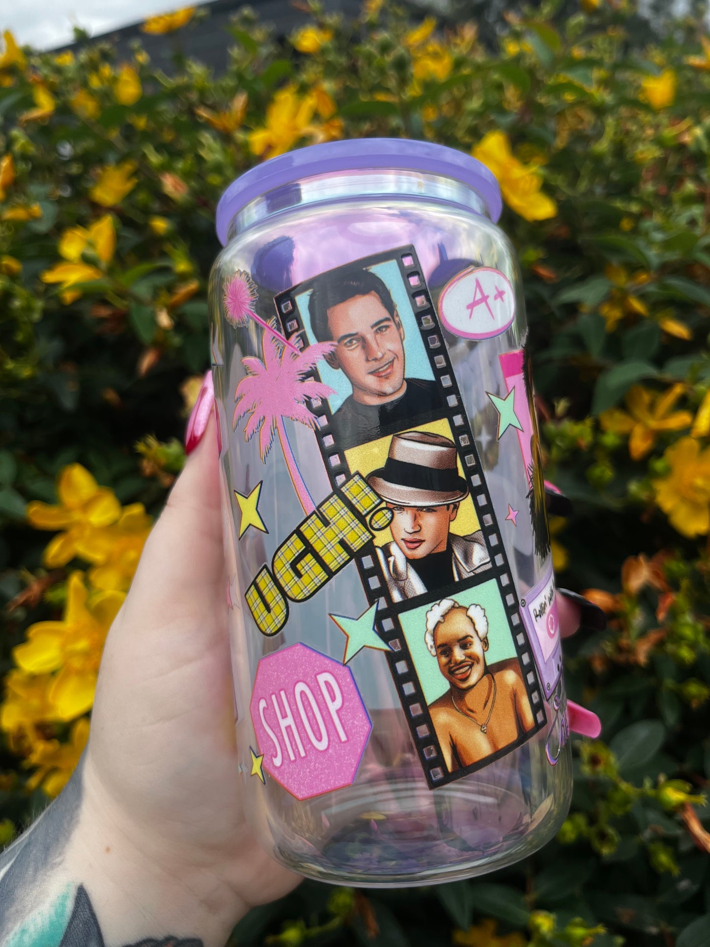 Clueless Glass Cup
