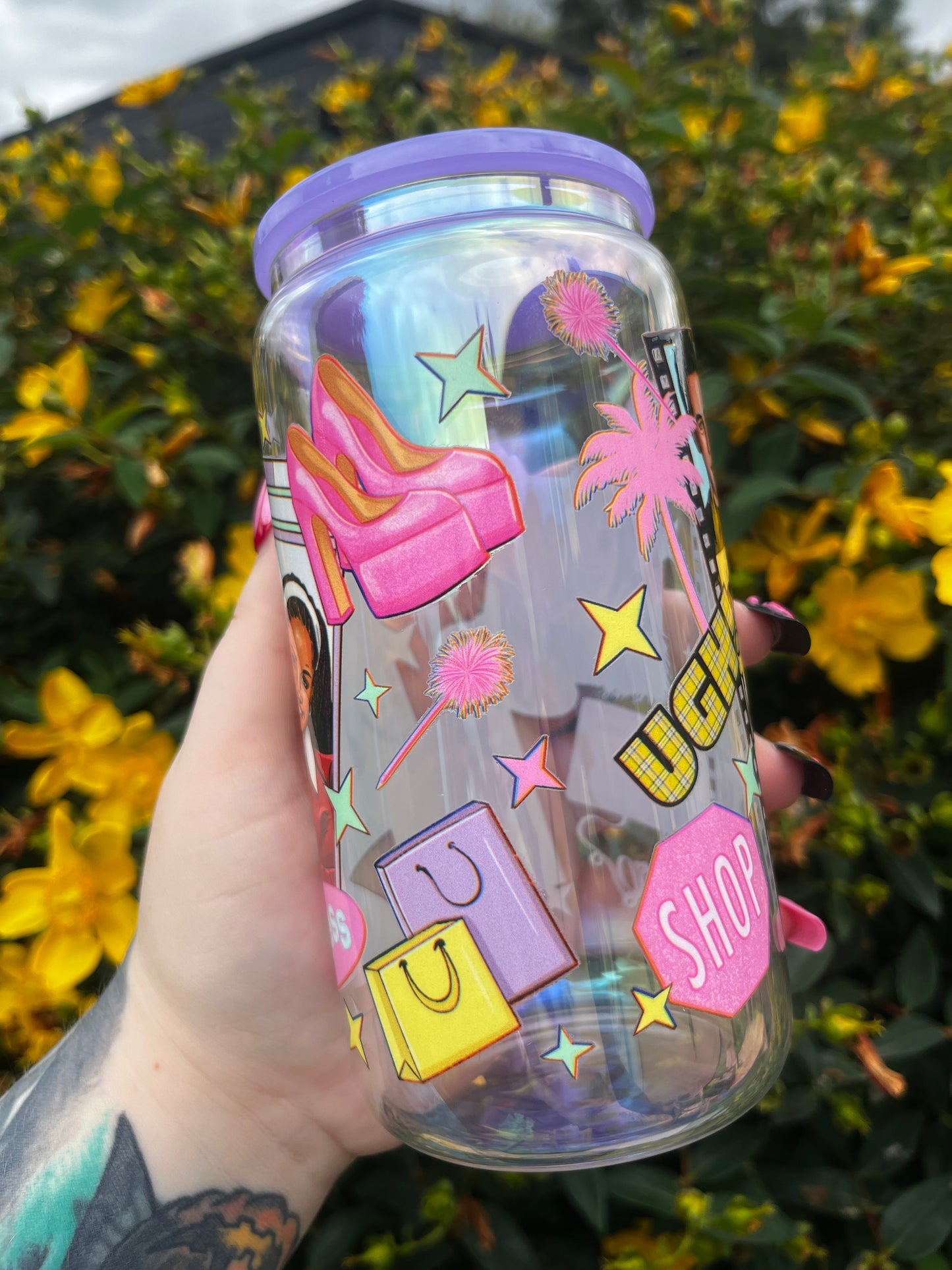 Clueless Glass Cup