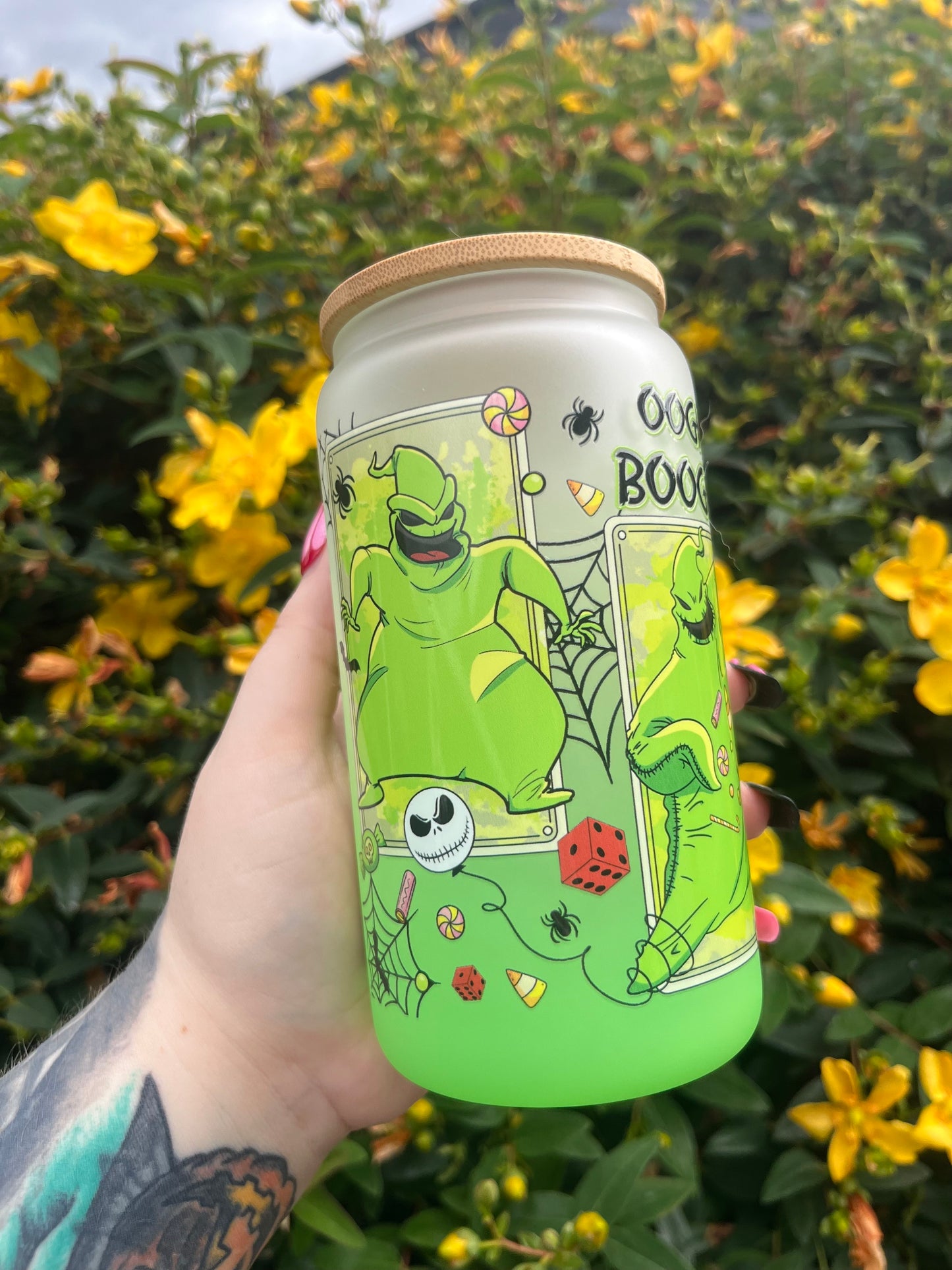Oogie Boogie Glass Cup