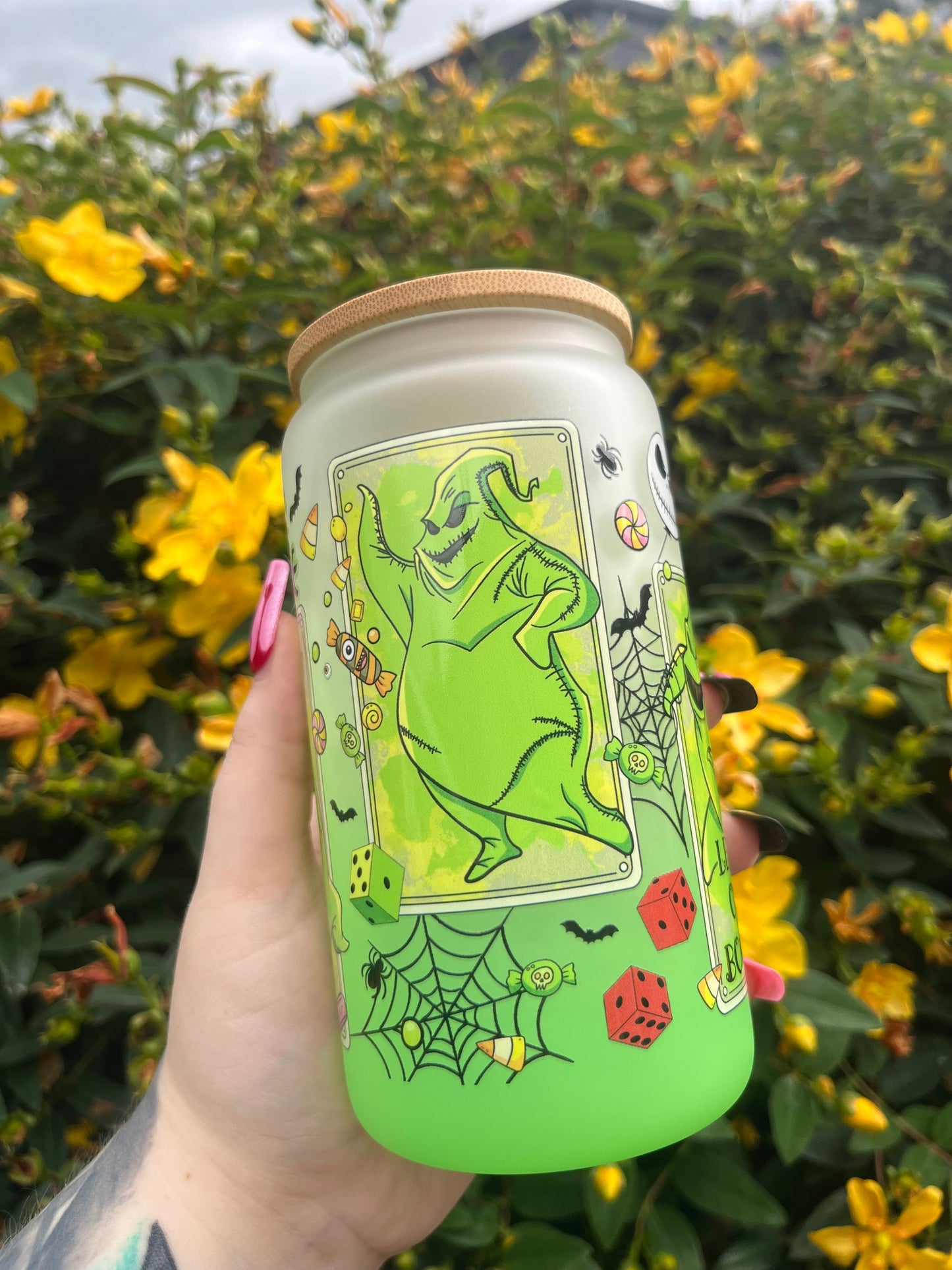 Oogie Boogie Glass Cup