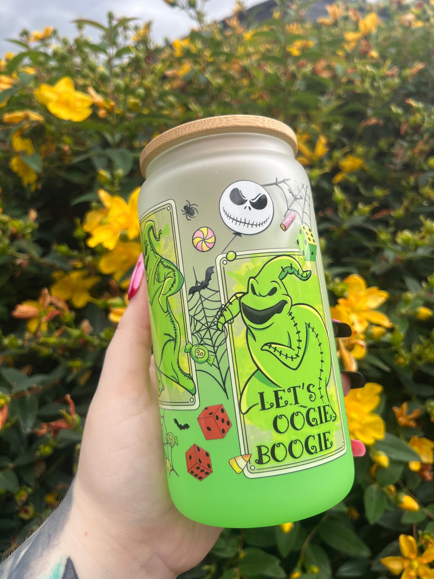 Oogie Boogie Glass Cup