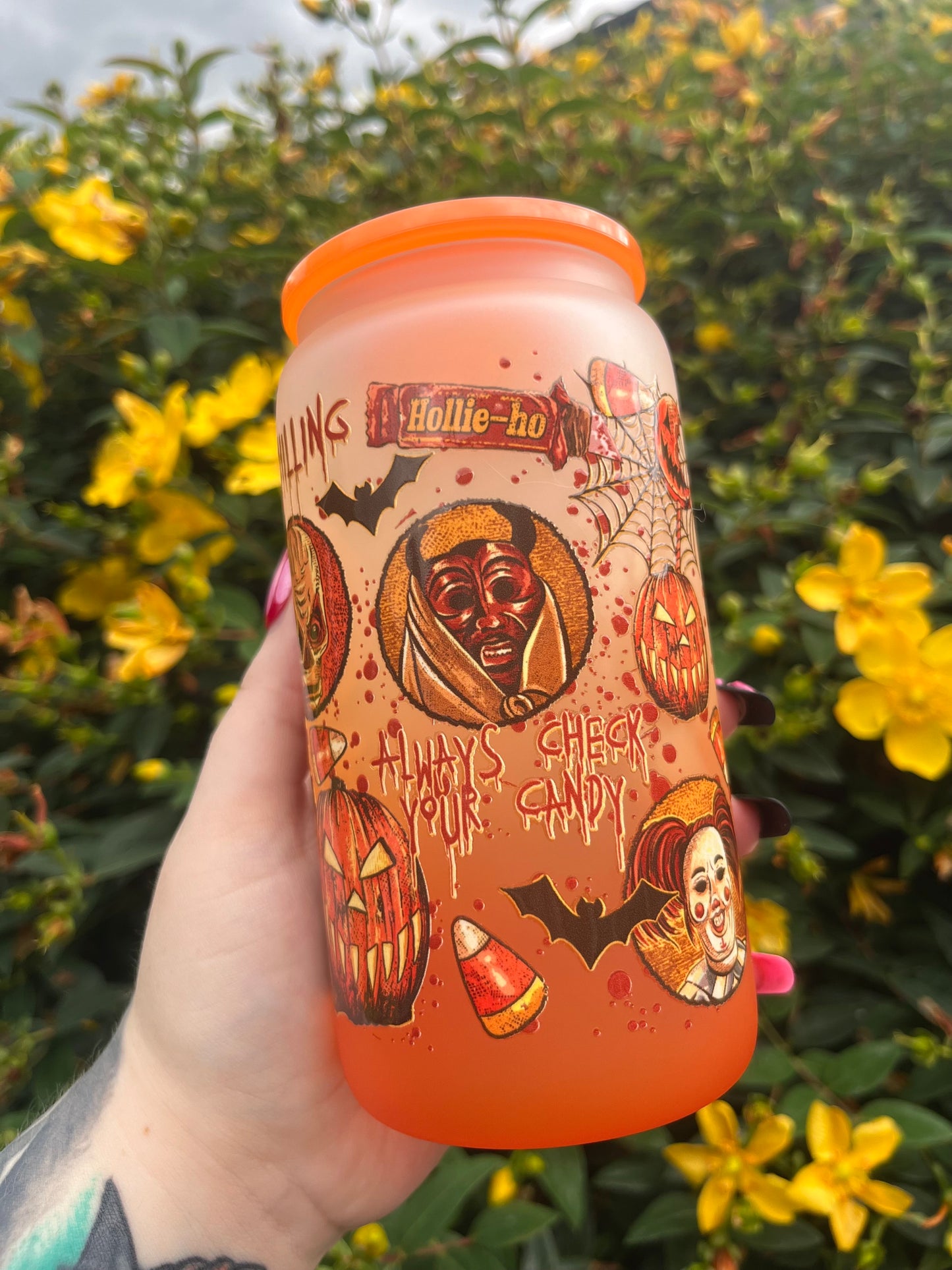 Candy & Carnage Glass Cup