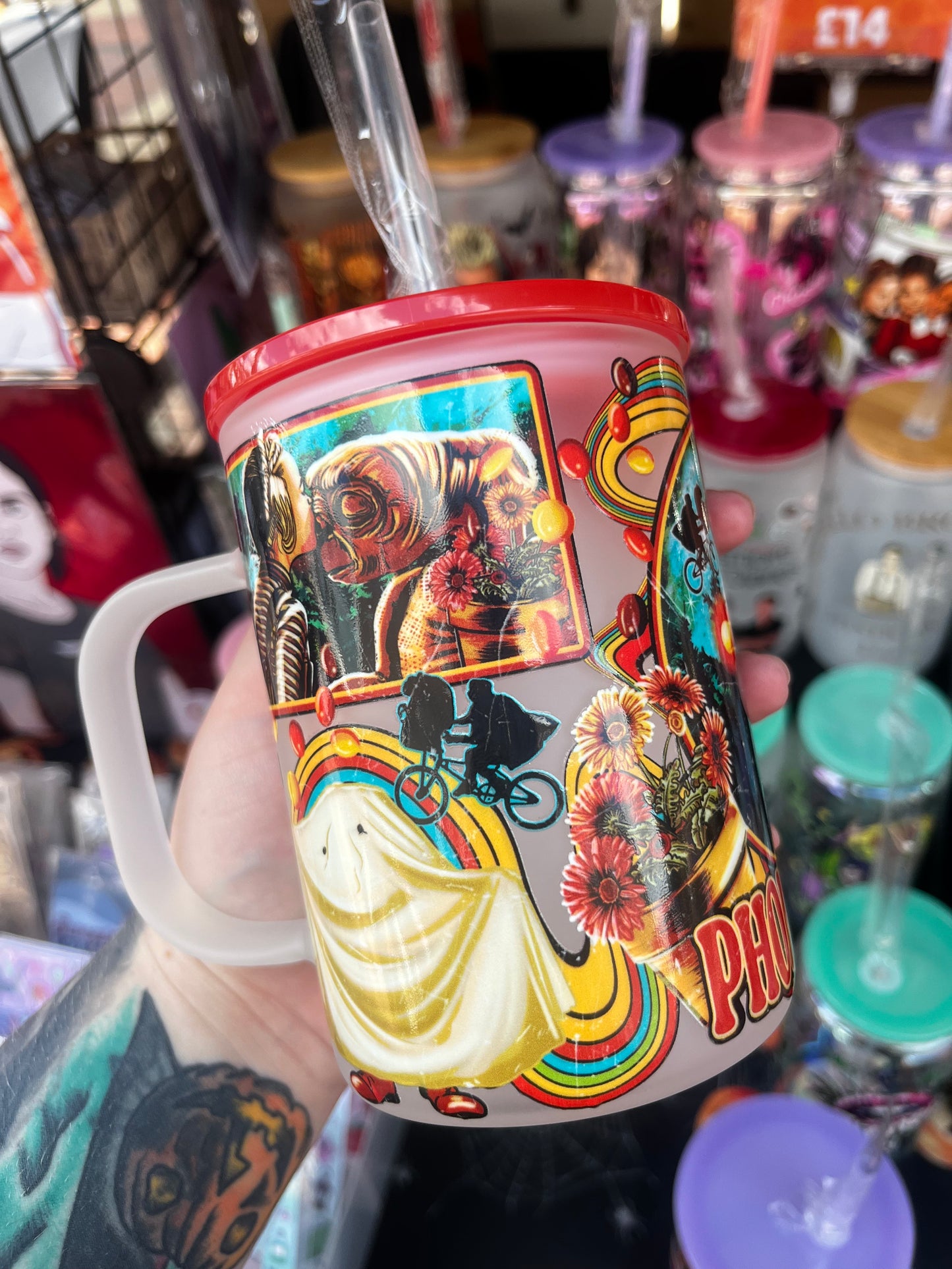 Phone Home Libbey Glass Mug