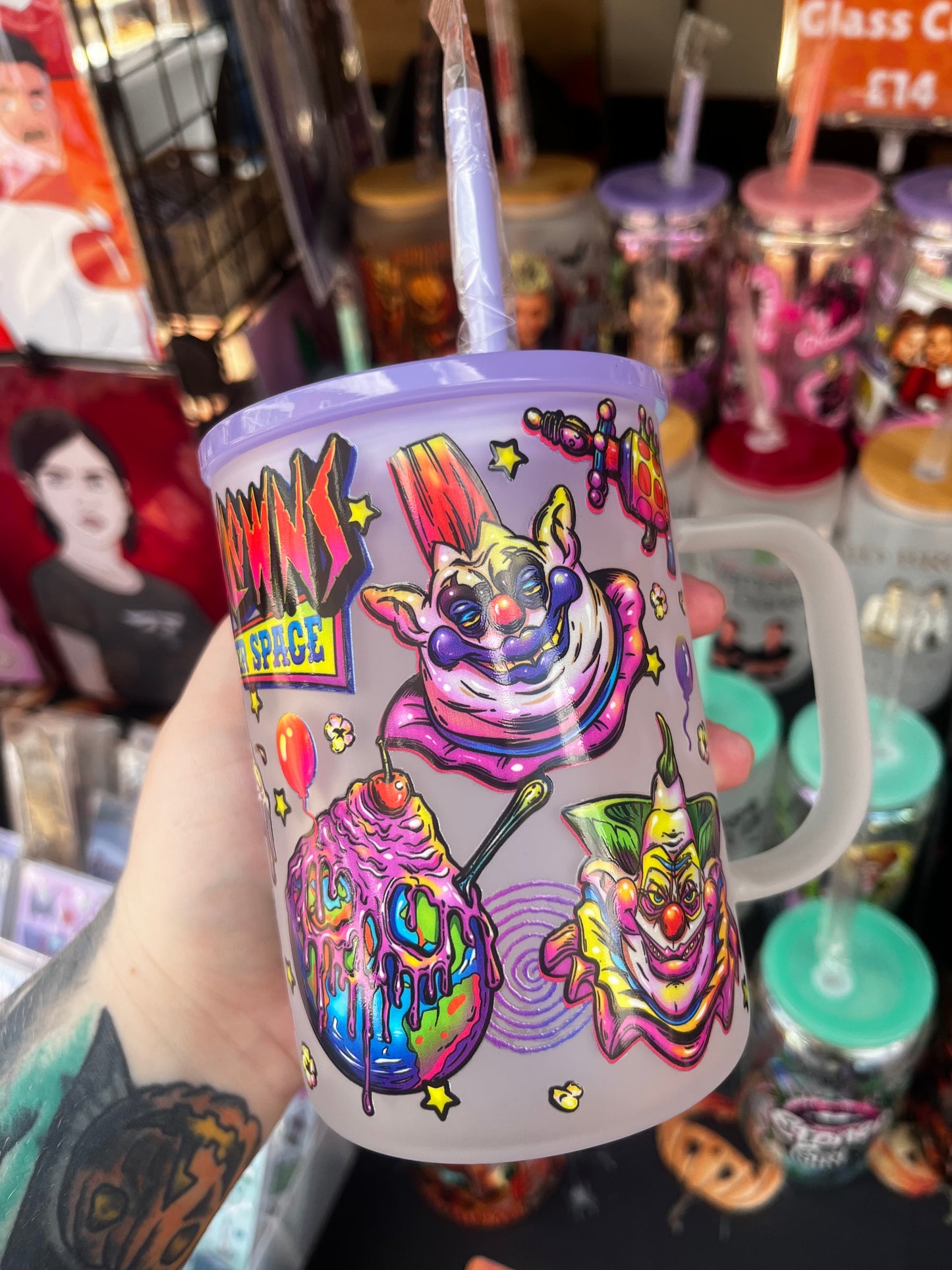 Killer Klowns Libbey Glass Mug