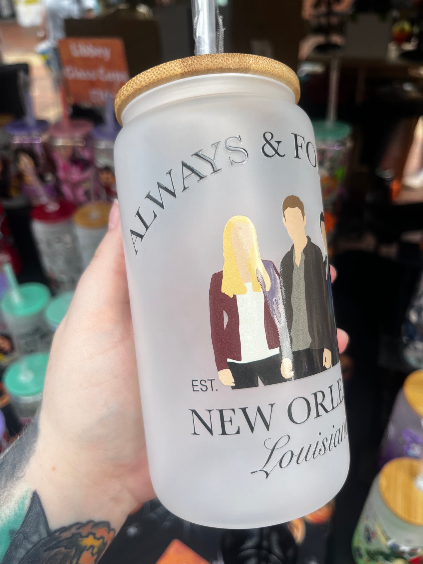 Always & Forever Libbey Glass Cup