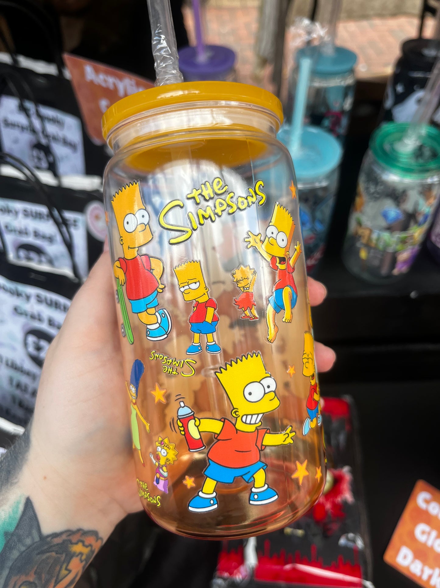 The Simpsons Acrylic Libbey Cup