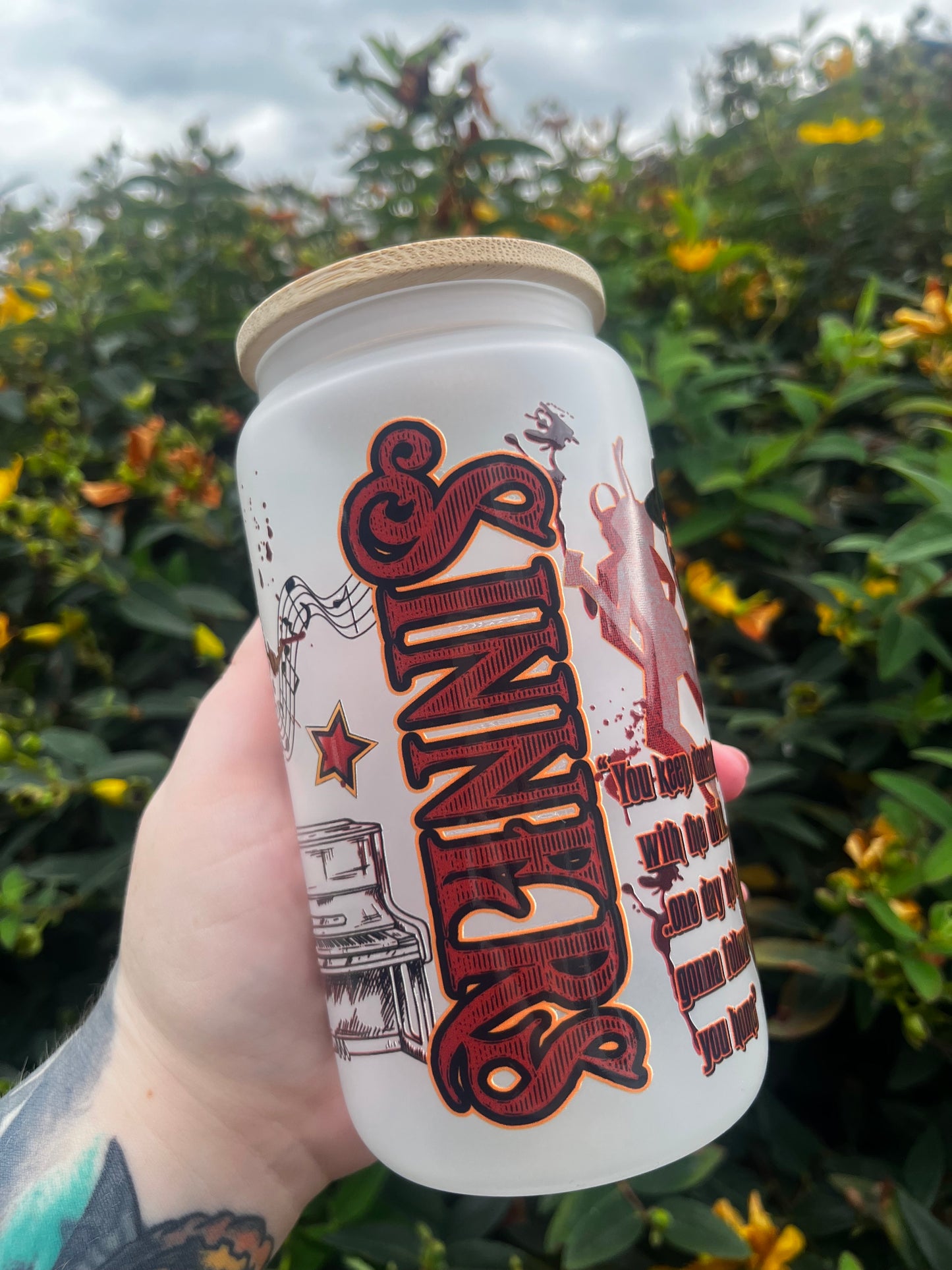 Sinners Glass Cup