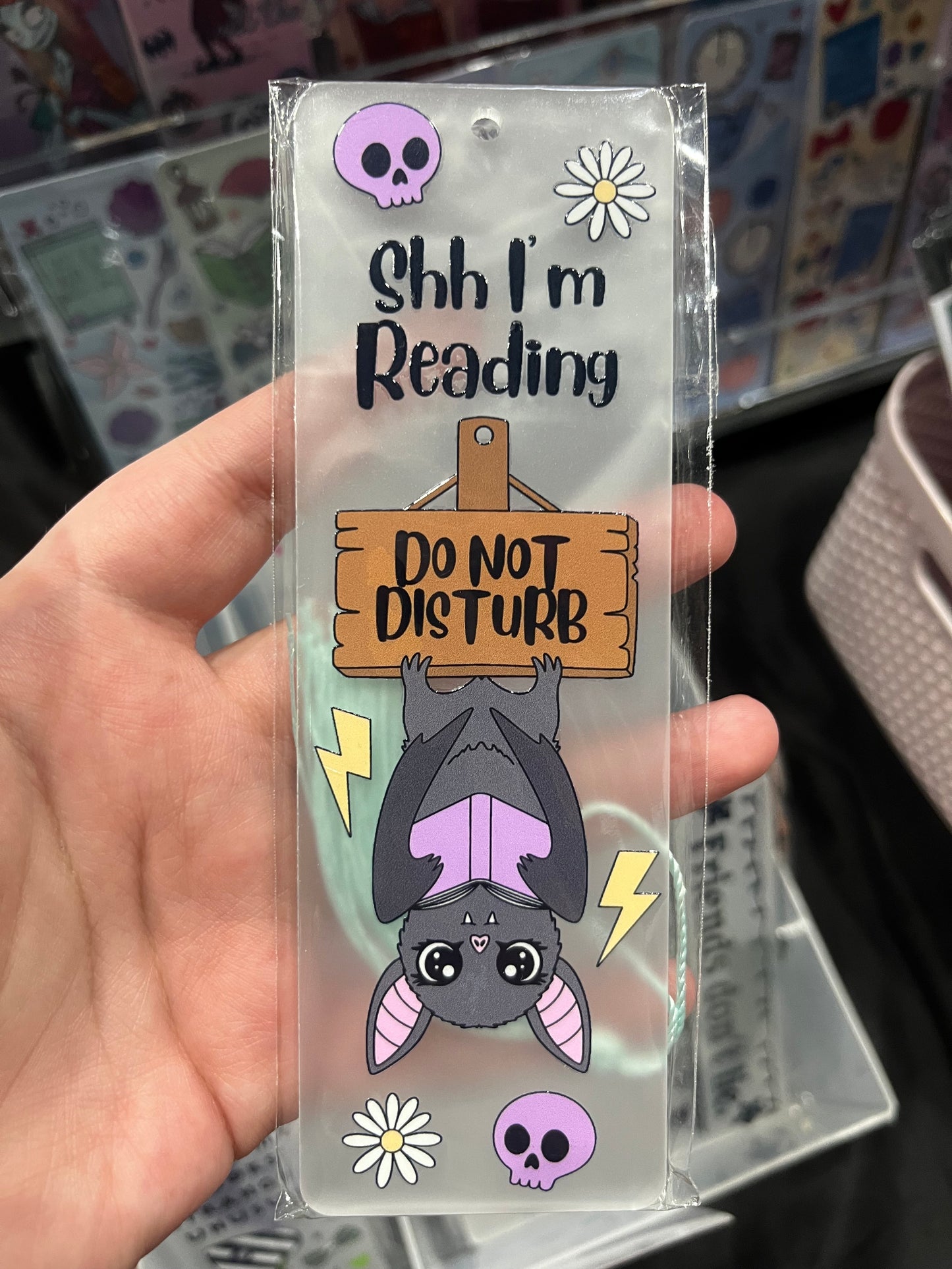 Batty For Reading Bookmark