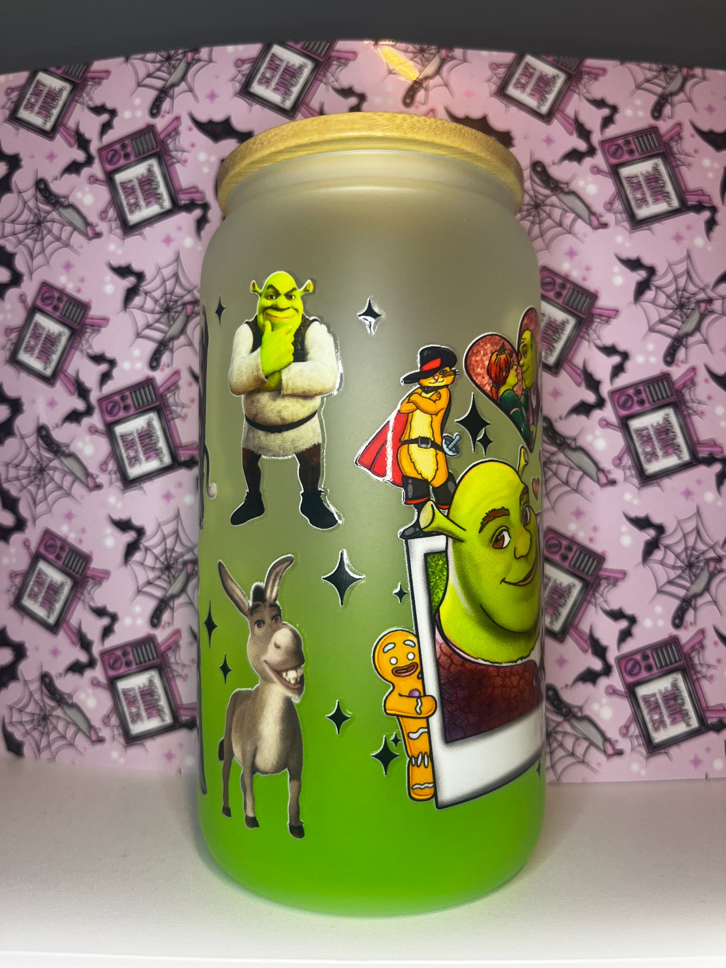 Shrek Libbey Glass Cup