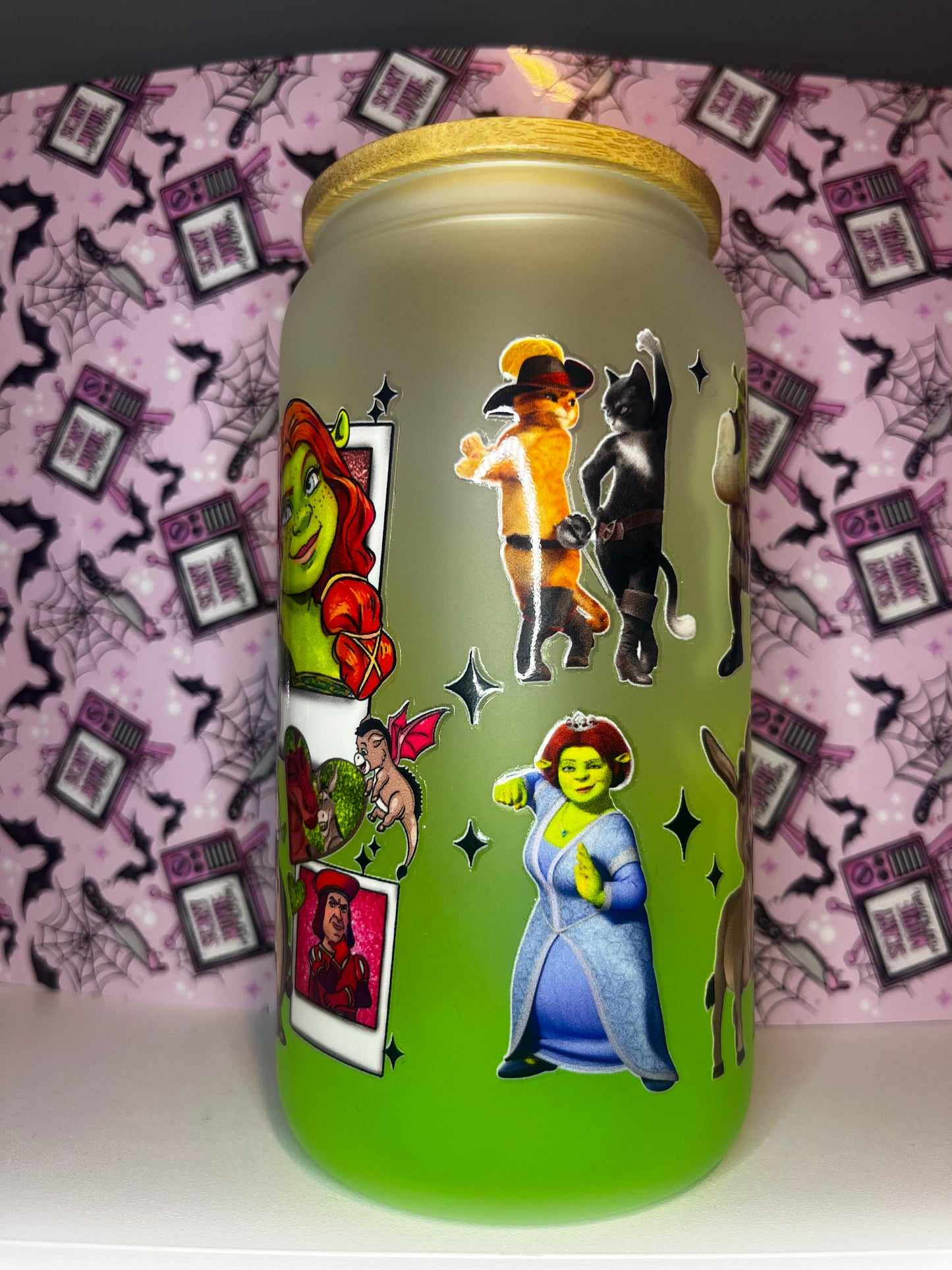 Shrek Libbey Glass Cup