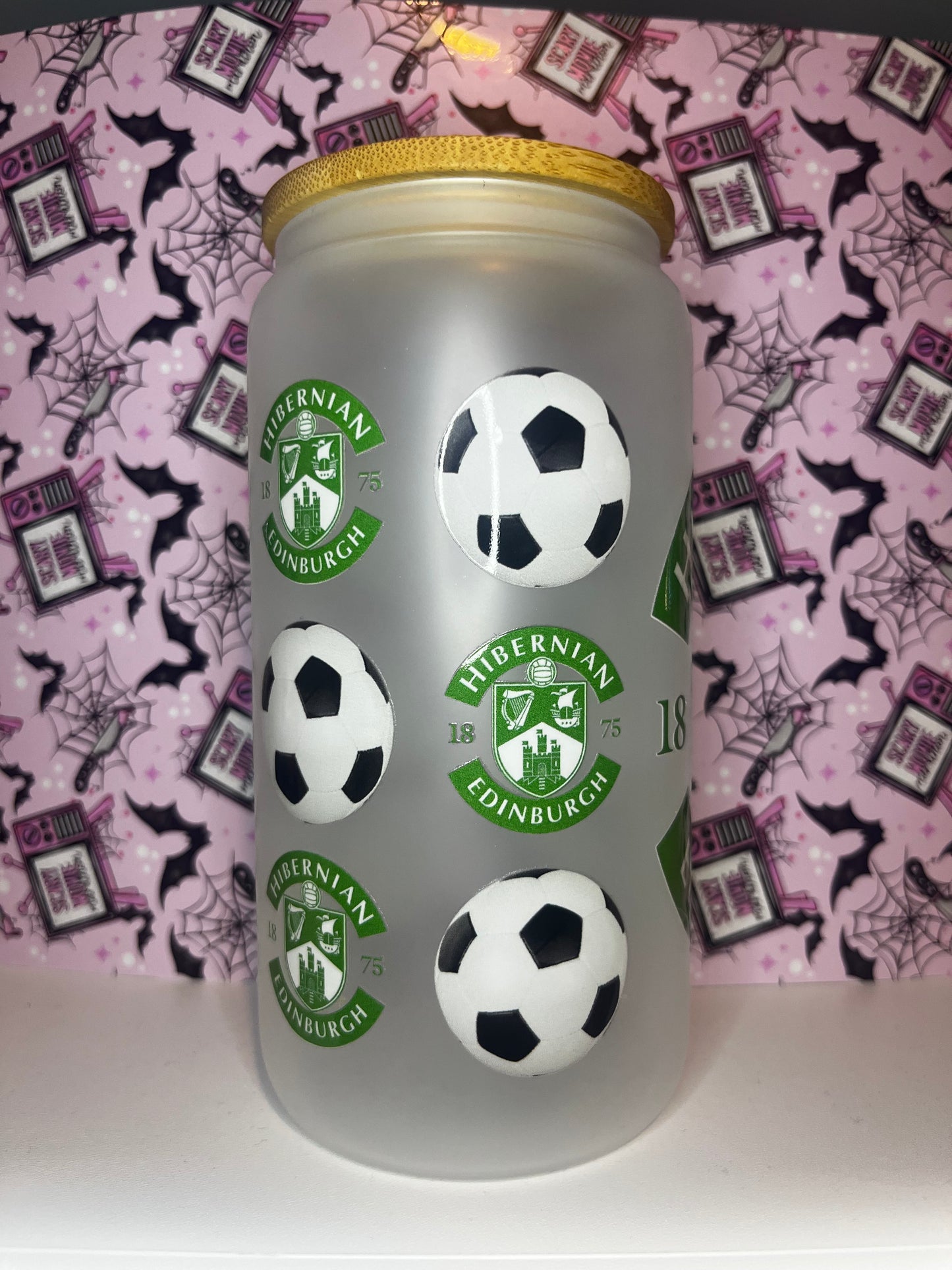 Hibernian Football Glass Cup