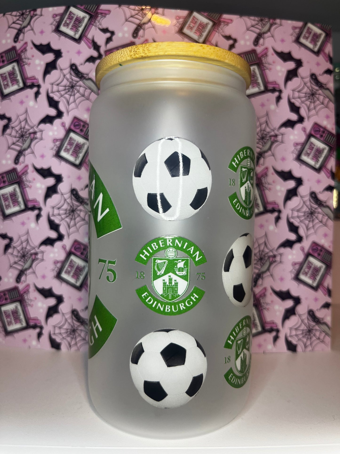 Hibernian Football Glass Cup