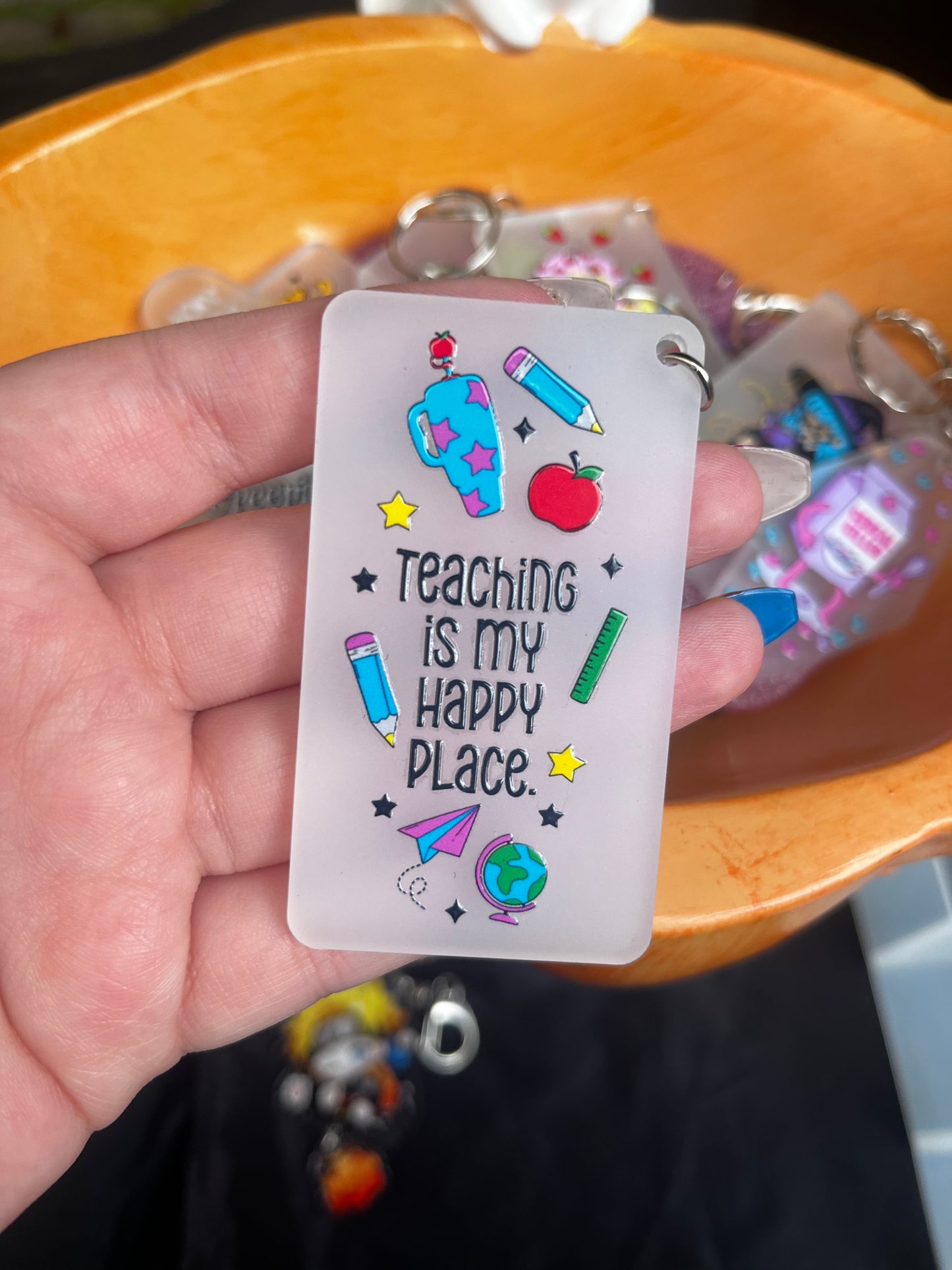 Teacher Keyring