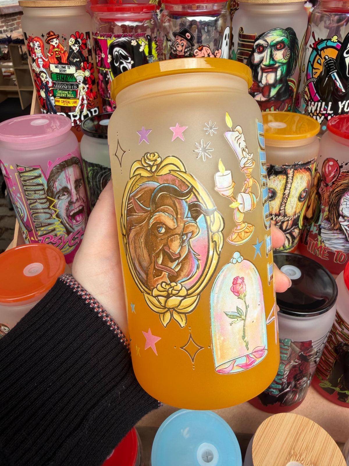 Belle & Beast Glass Cup