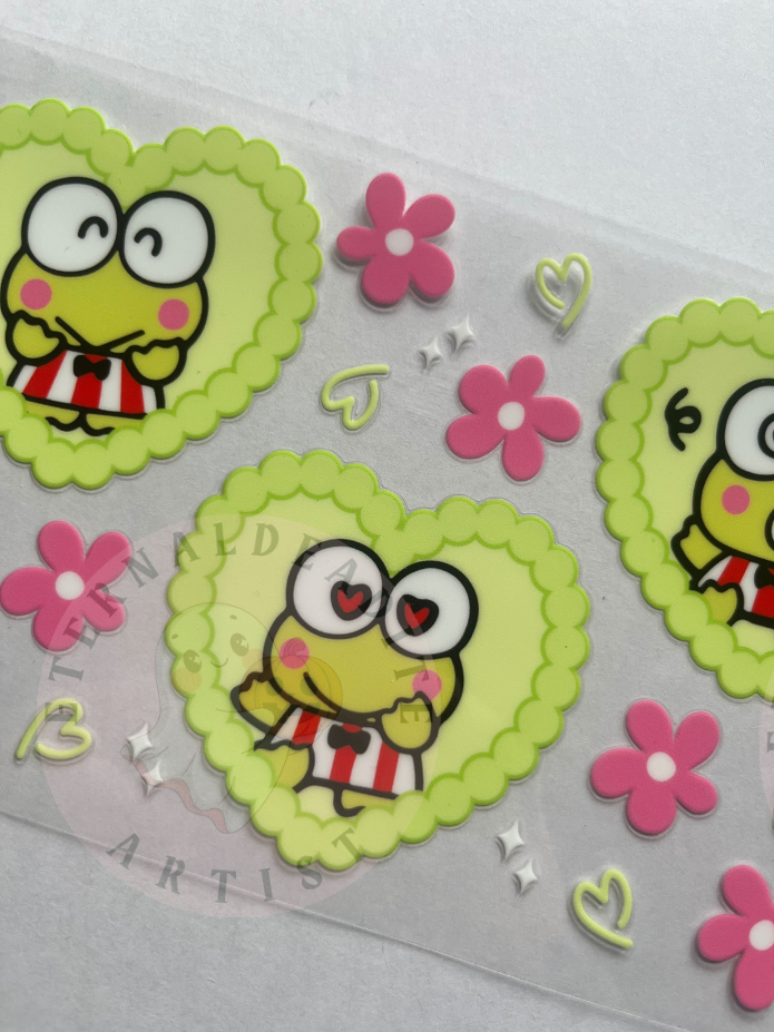 Keroppi Sanrio Glass Cup Wrap