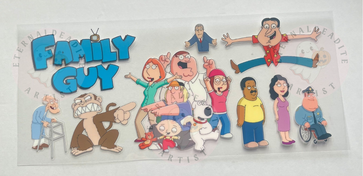 Family Guy Glass Cup Wrap