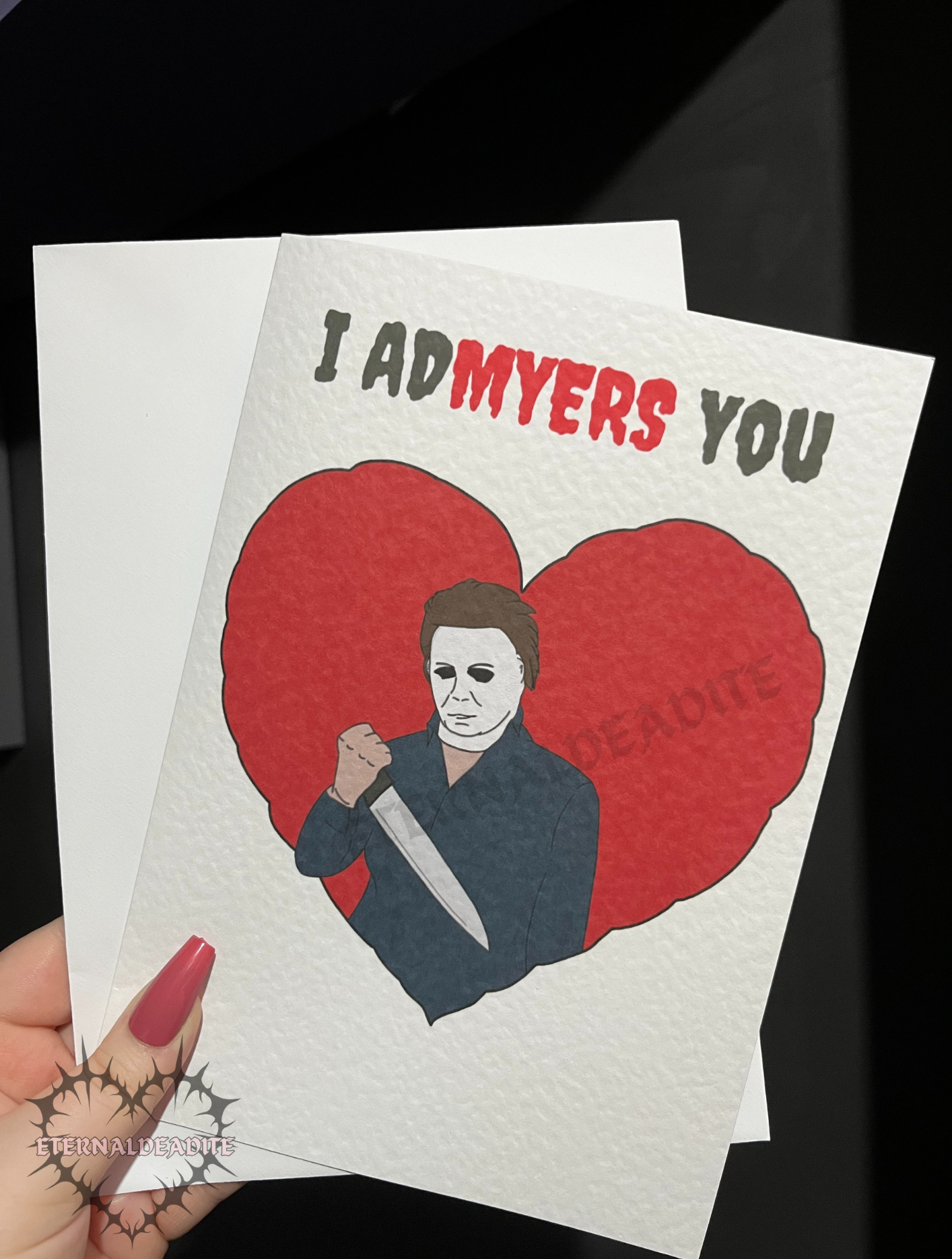 I ADMYERS YOU Card
