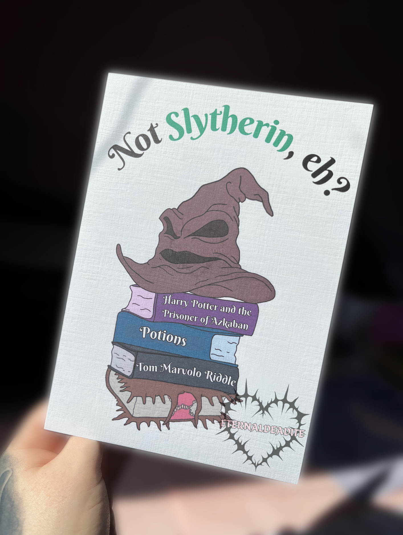 Slytherin Birthday Card