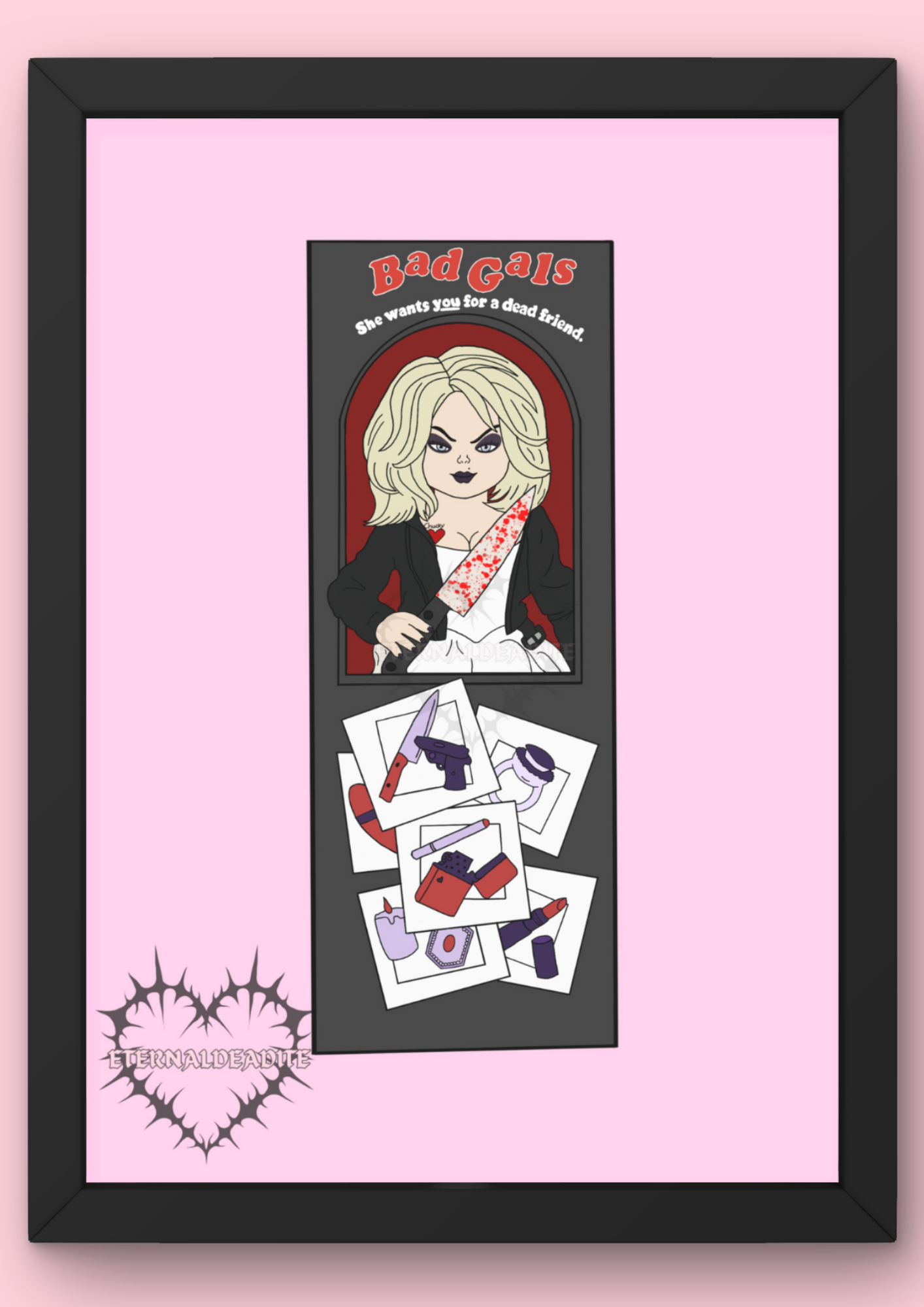Bad Gals (Tiffany Valentine) Print