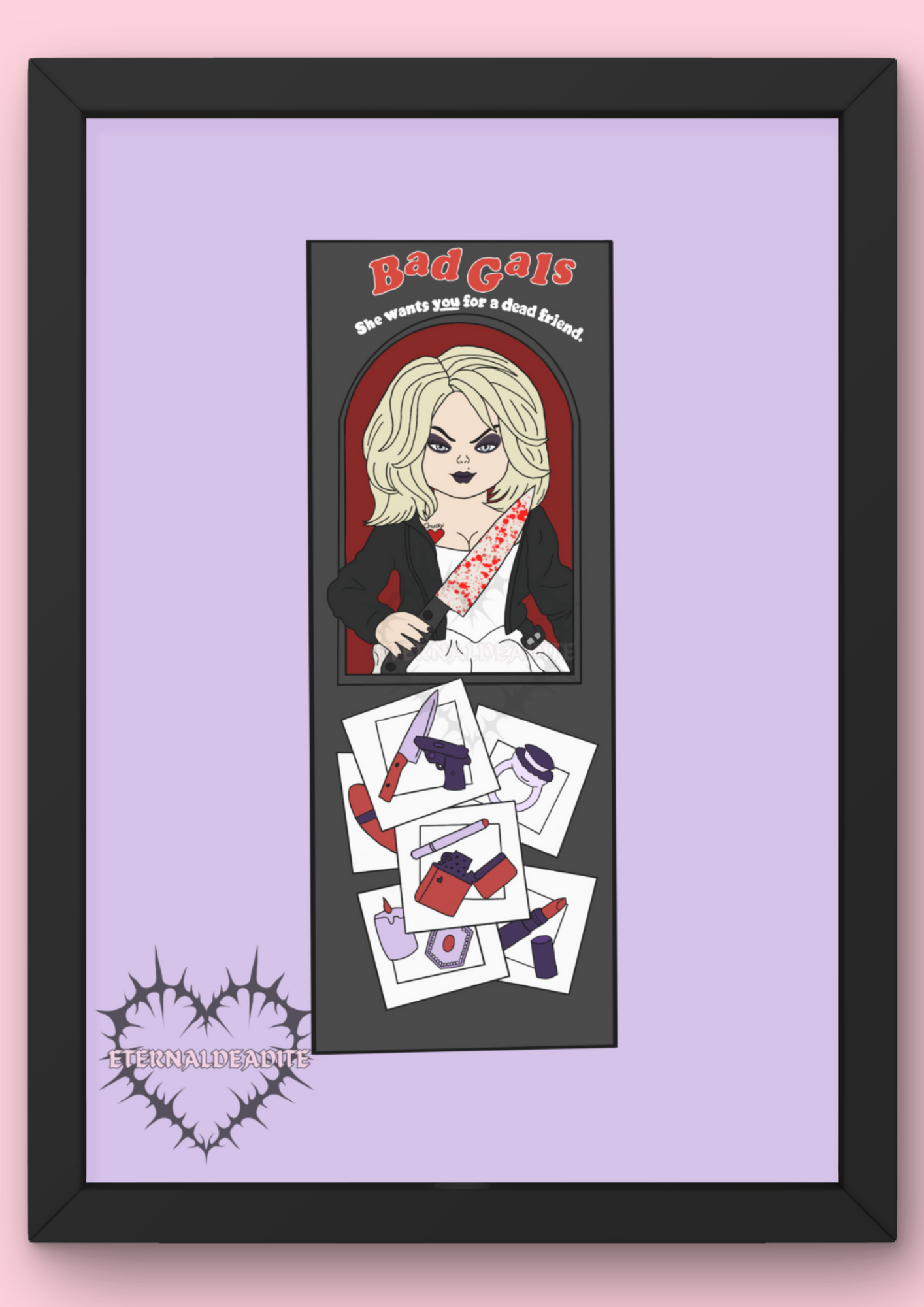 Bad Gals (Tiffany Valentine) Print