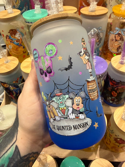 Haunted Mansion Glass Cup