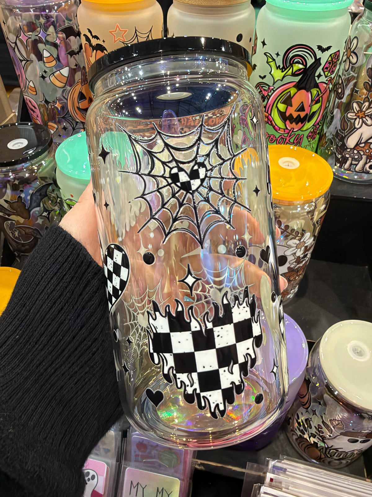 Emo Glass Cup