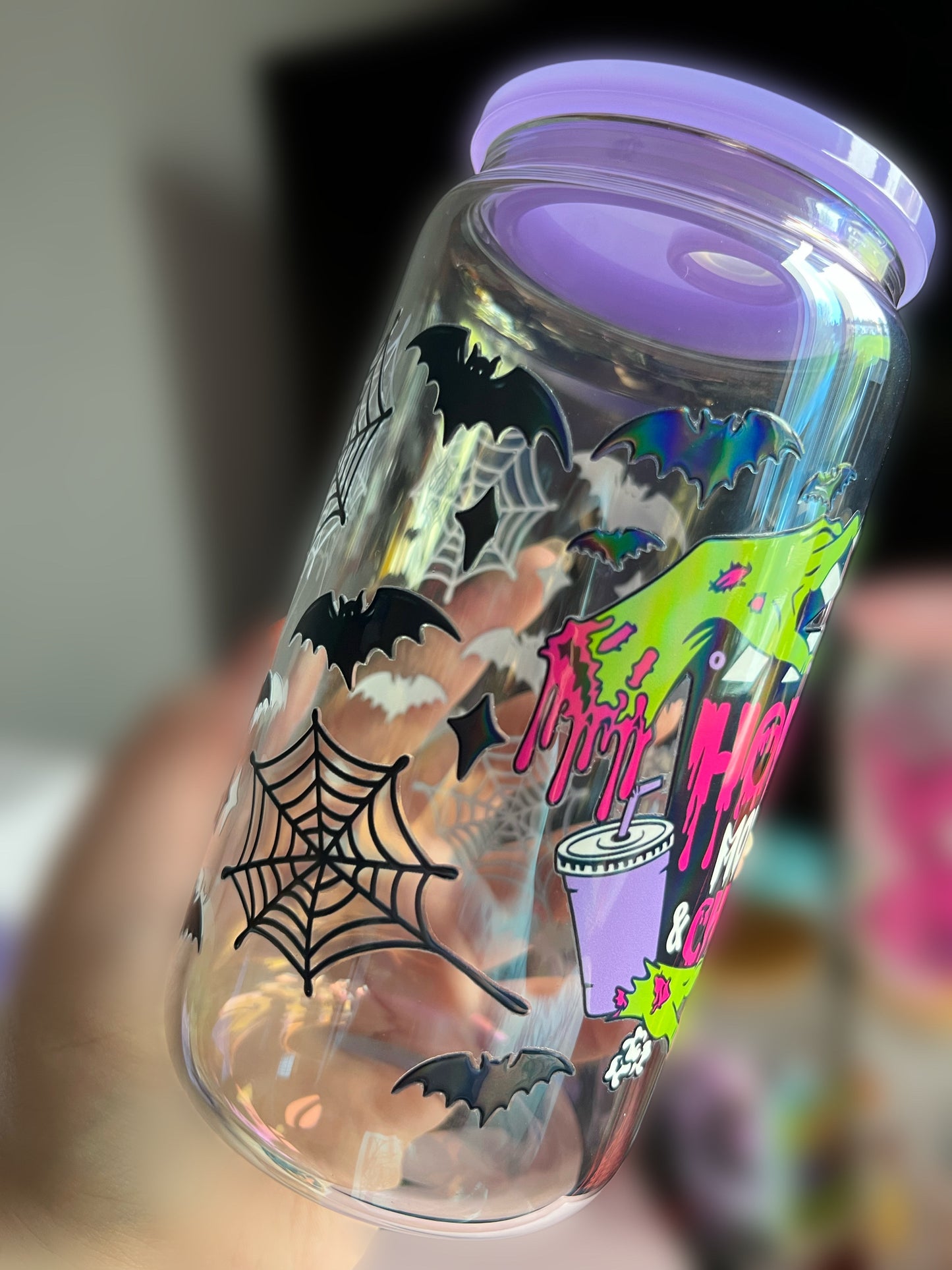 Horror Movies & Chill Glass Cup Preorder