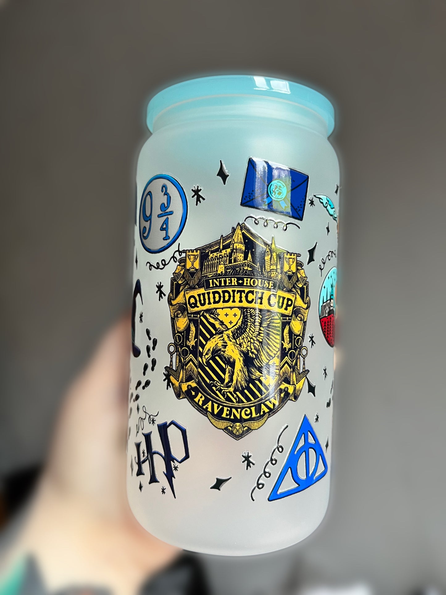 Ravenclaw Harry Potter Glass Cup - Preorder
