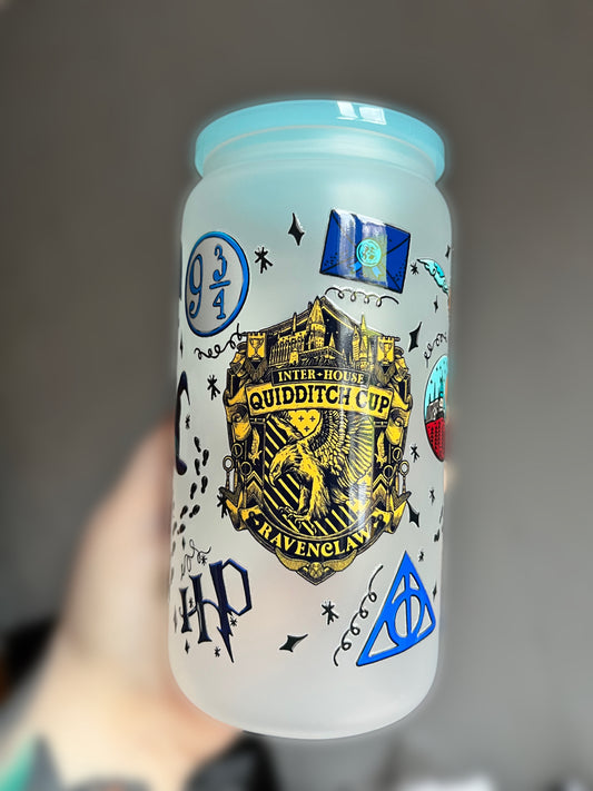 Ravenclaw Harry Potter Glass Cup - Preorder